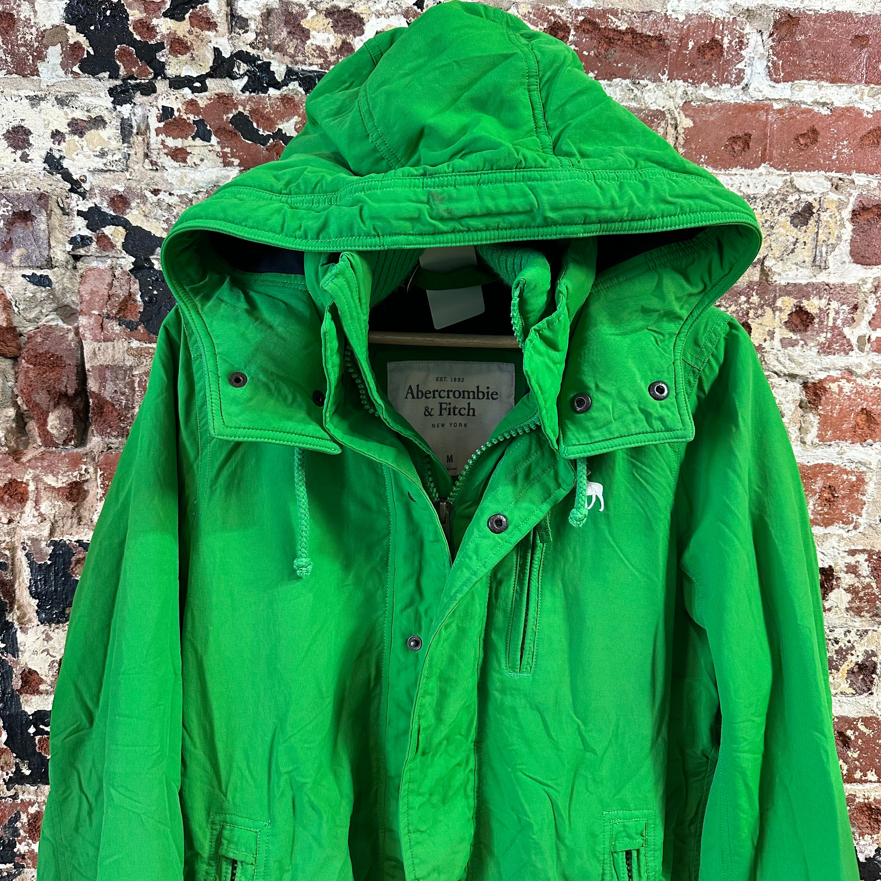 VTG Abercrombie Women's Medium Green Jacket