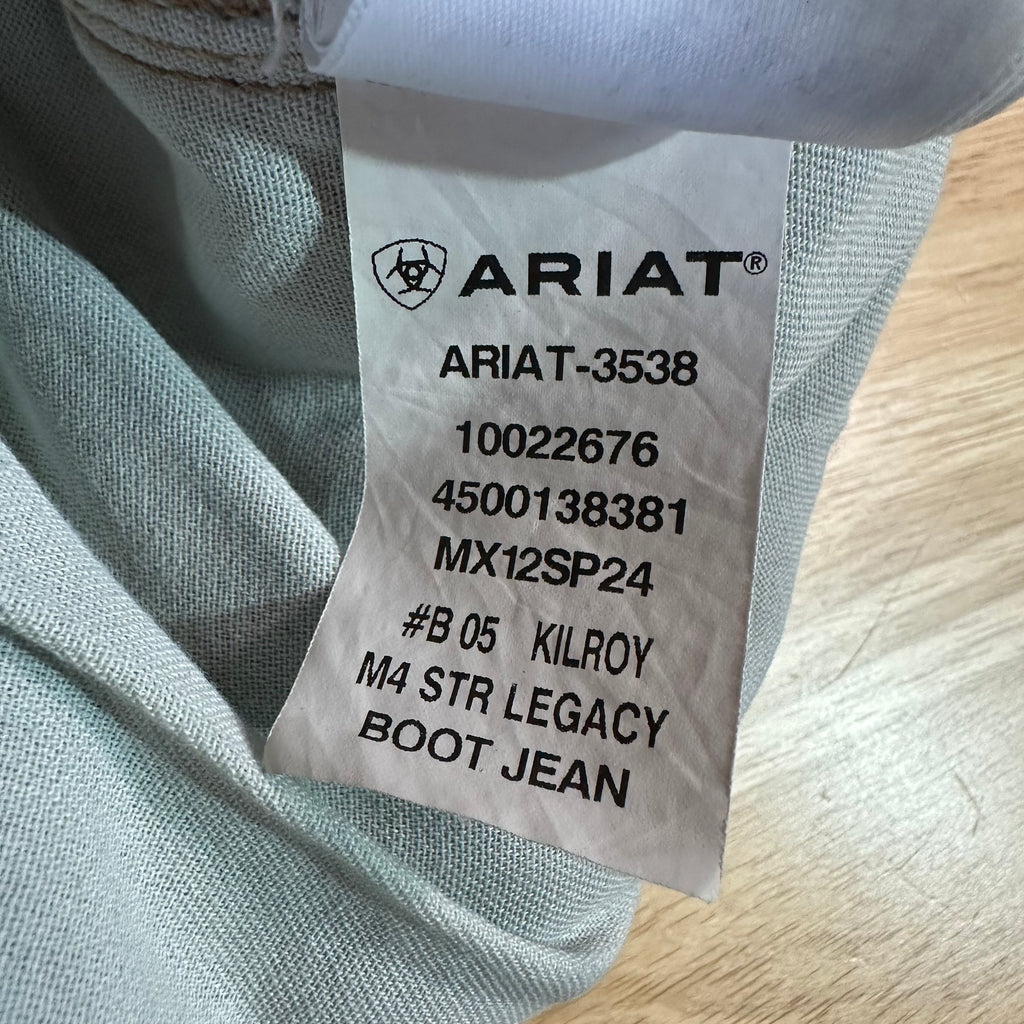 Ariat M4 Bootcut Mens 36x30 Blue Jeans