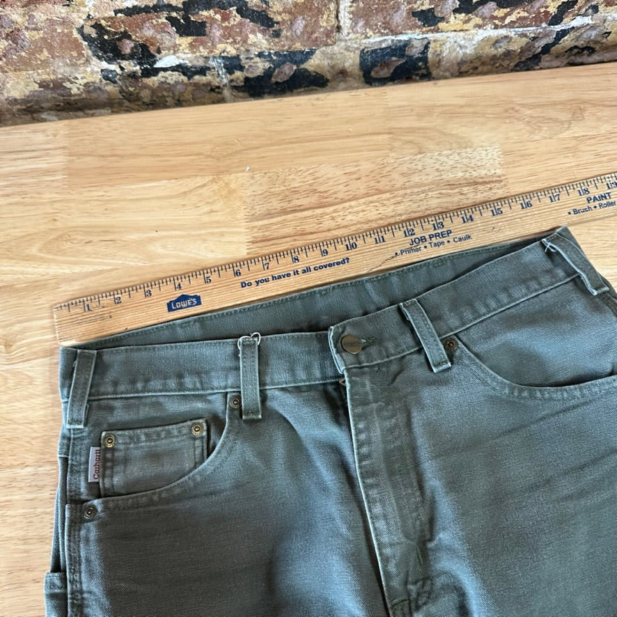 Carhartt B174 MOS Mens 34x32 Green Pants