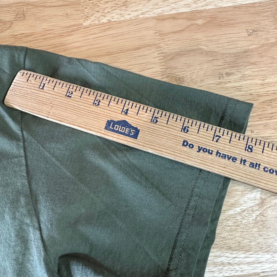 VANS off the wall T-Shirt Mens Large Green Short Sleeve