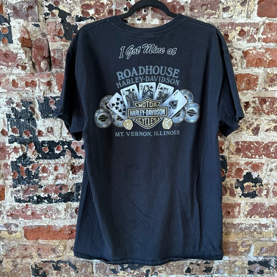Harley Davidson T Shirt Mens Large Tall Short Sleeve