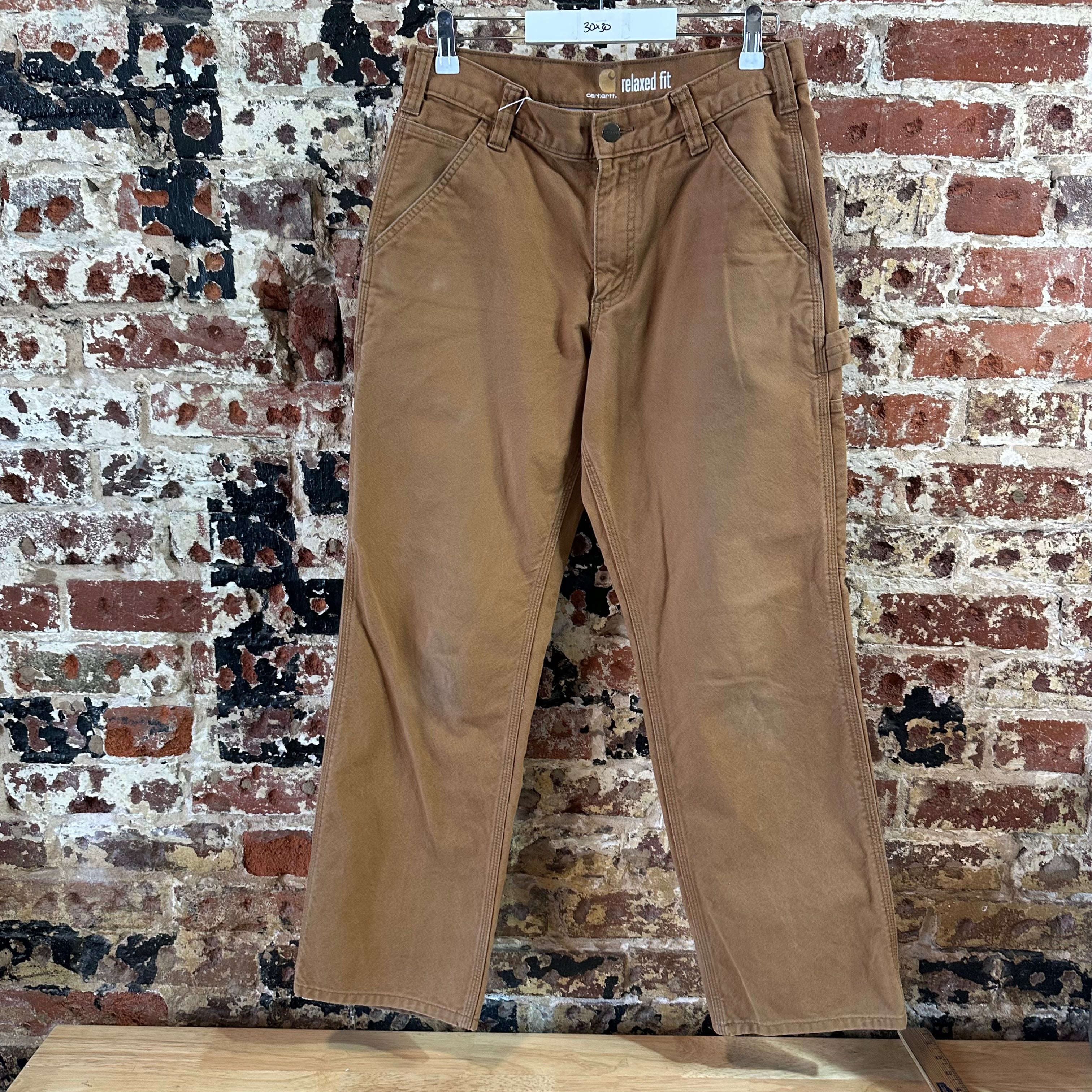 Carhartt Mens 30x30 Brown Pants
