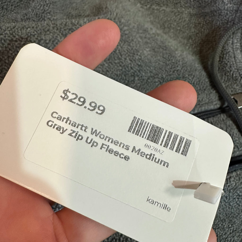 Carhartt Womens Medium Gray Full Zip Sweatshirt