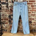 Wrangler Mens 33x32 Light Blue Jeans