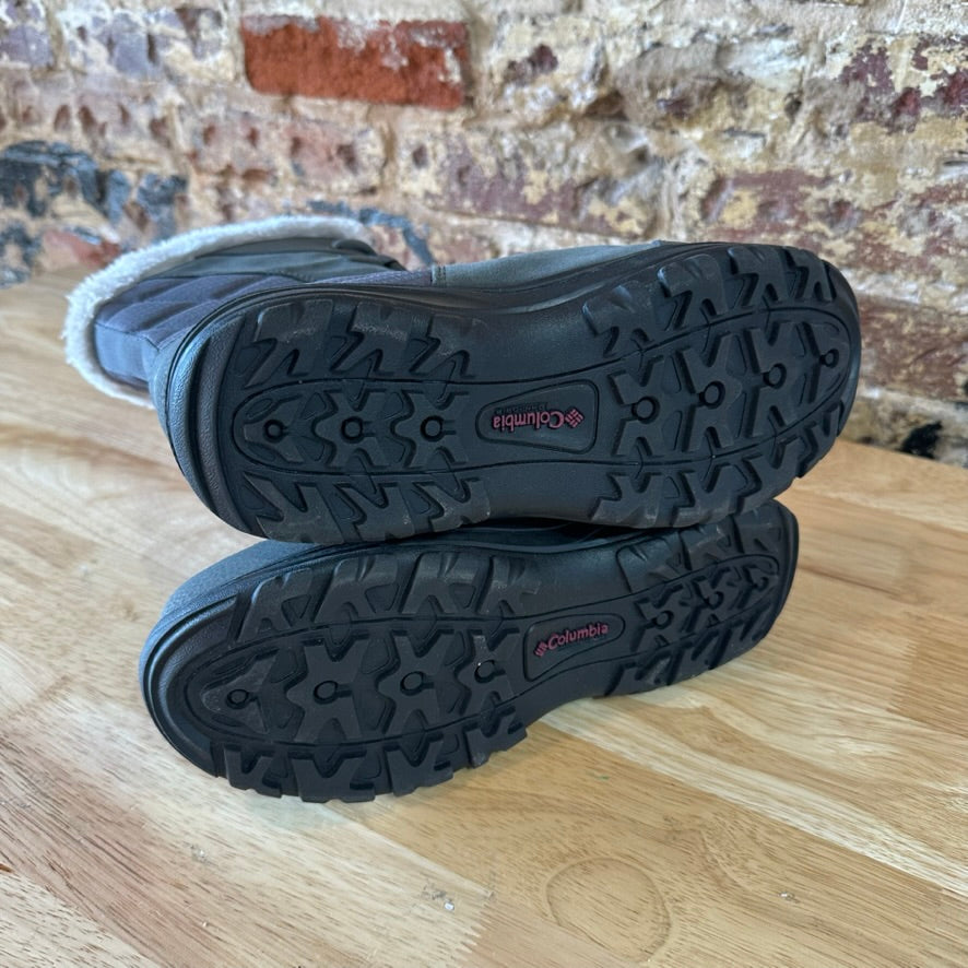 Columbia Boots Womens Size 8.5 Gray Snow Ice Maiden II Waterproof