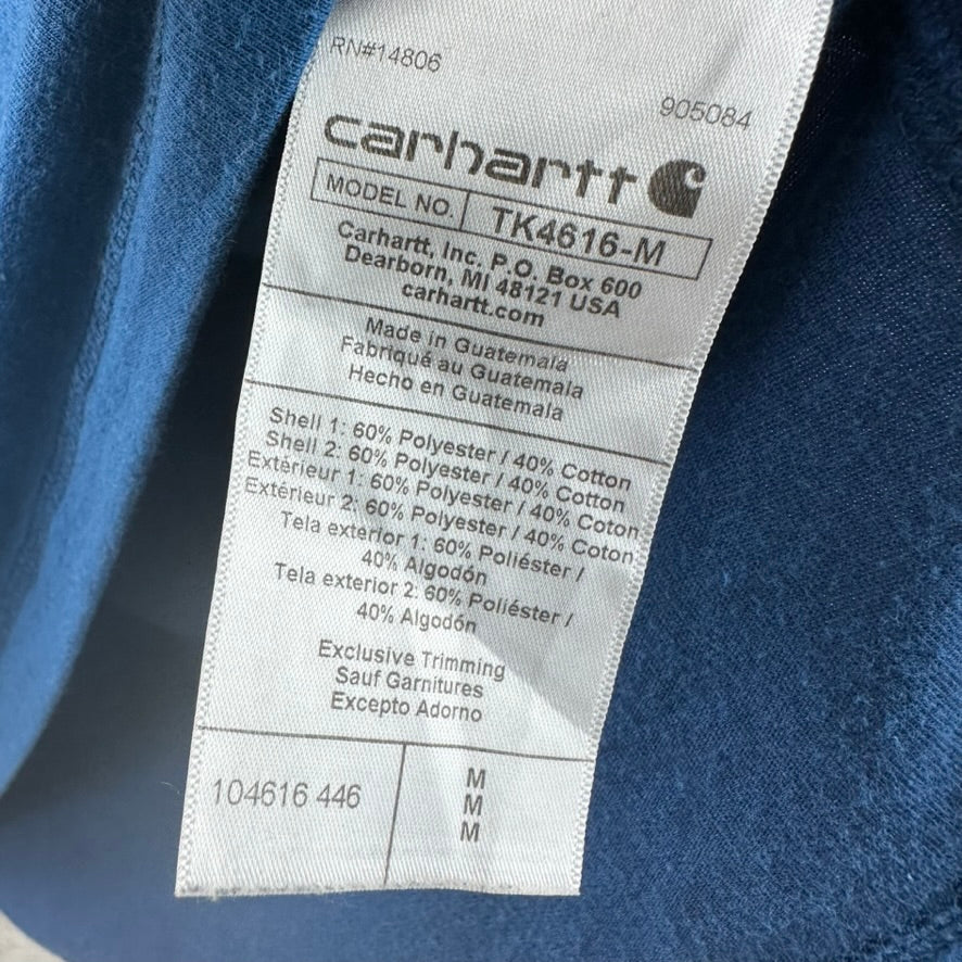 Carhartt Force Men's Medium short Sleeve Relaxed Fit T Shirt Pocket T Blue