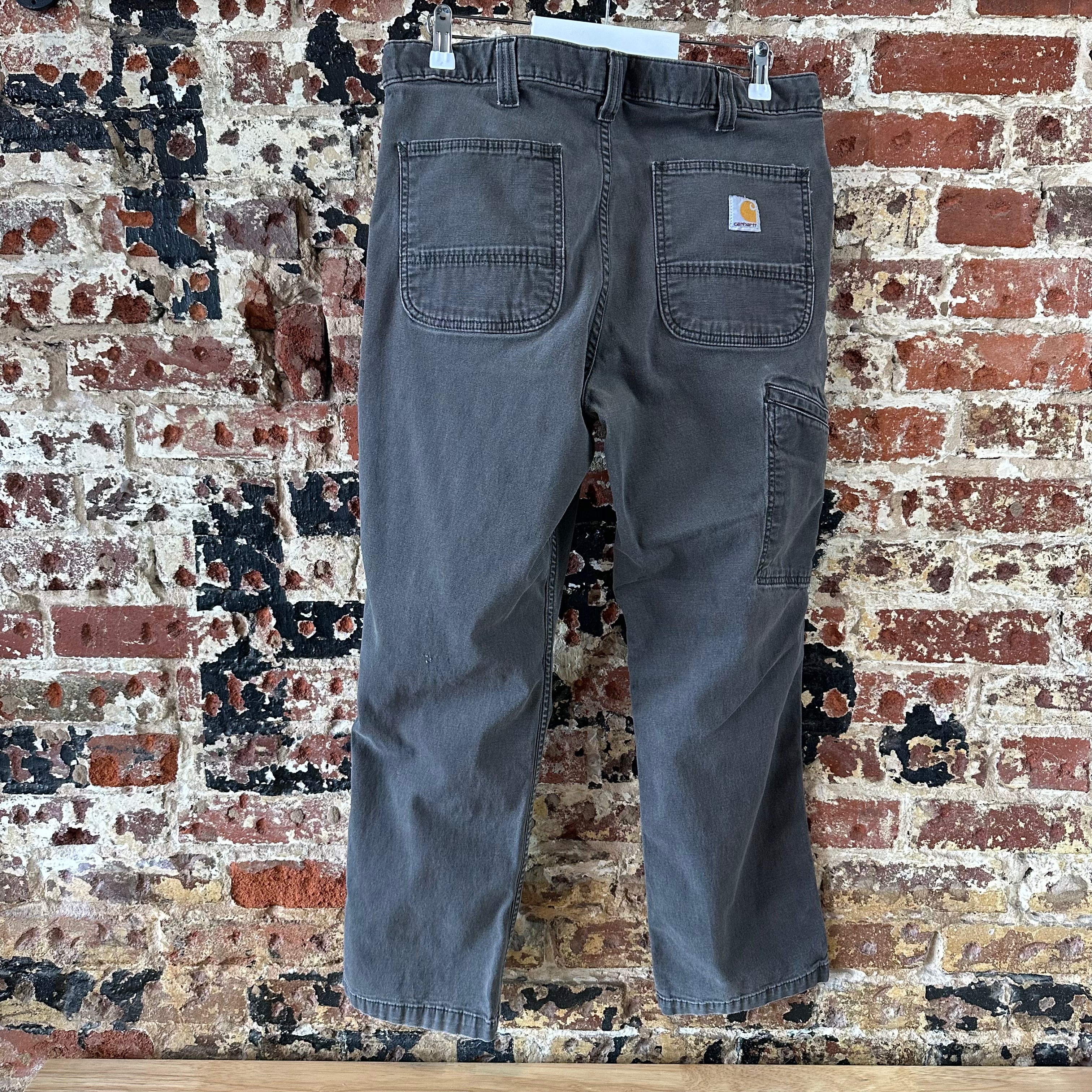 Carhartt Mens 34x30 Gray Pants