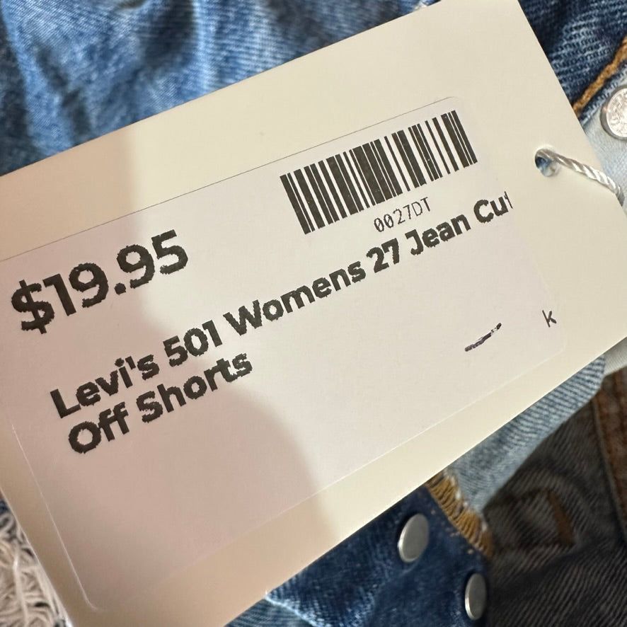 Levi's Cut off Jean Shorts Womens 27