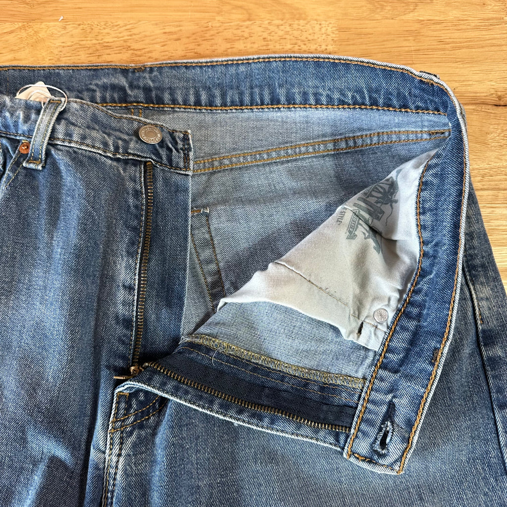 Levi's 505 Mens 36x30 Blue Jeans