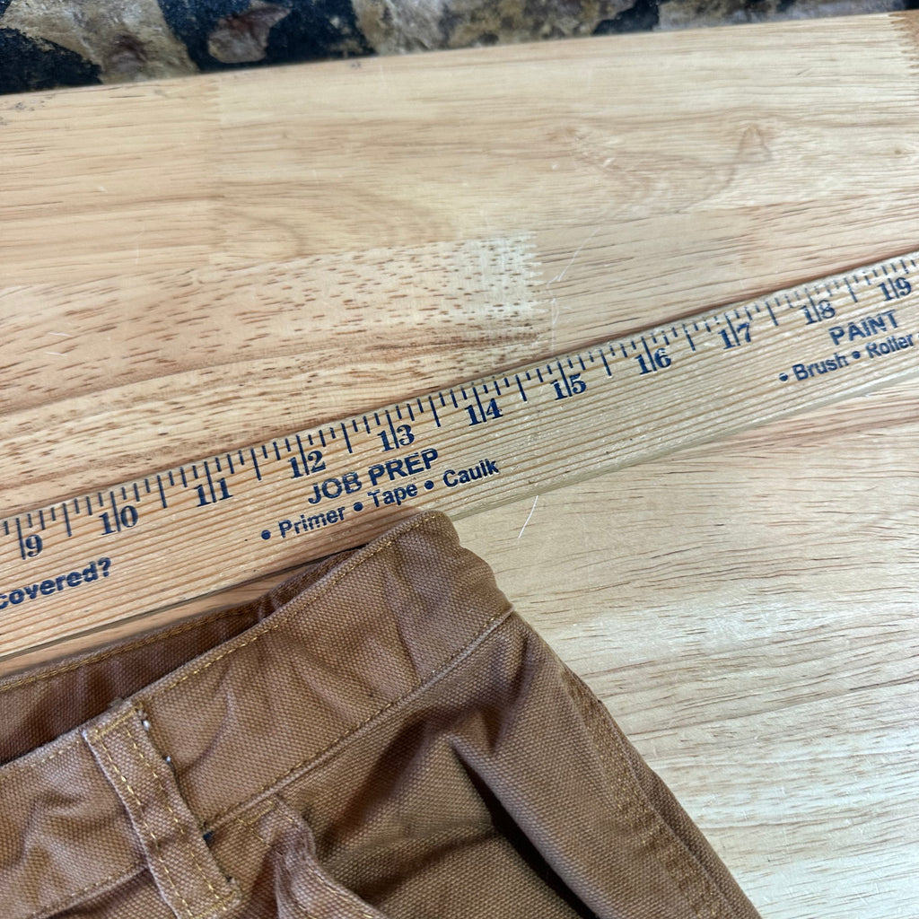 Carhartt Flannel Lined Brown Pants Boys 14