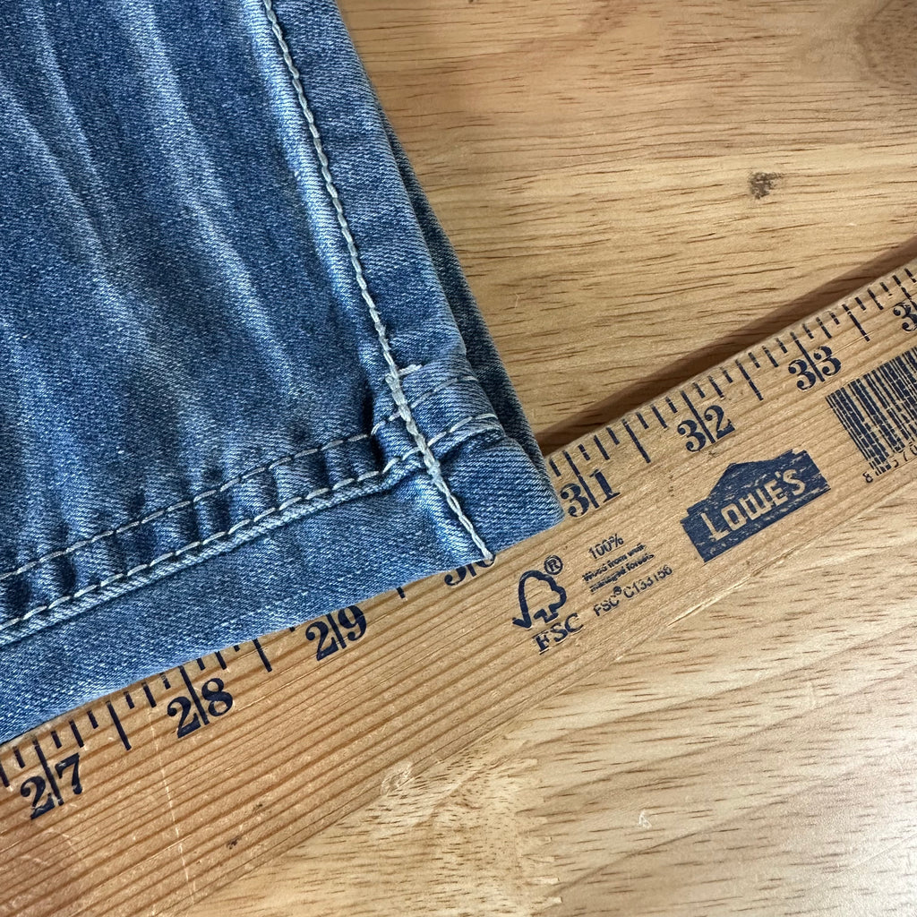 True Luck Mens 34x30 Blue Jeans