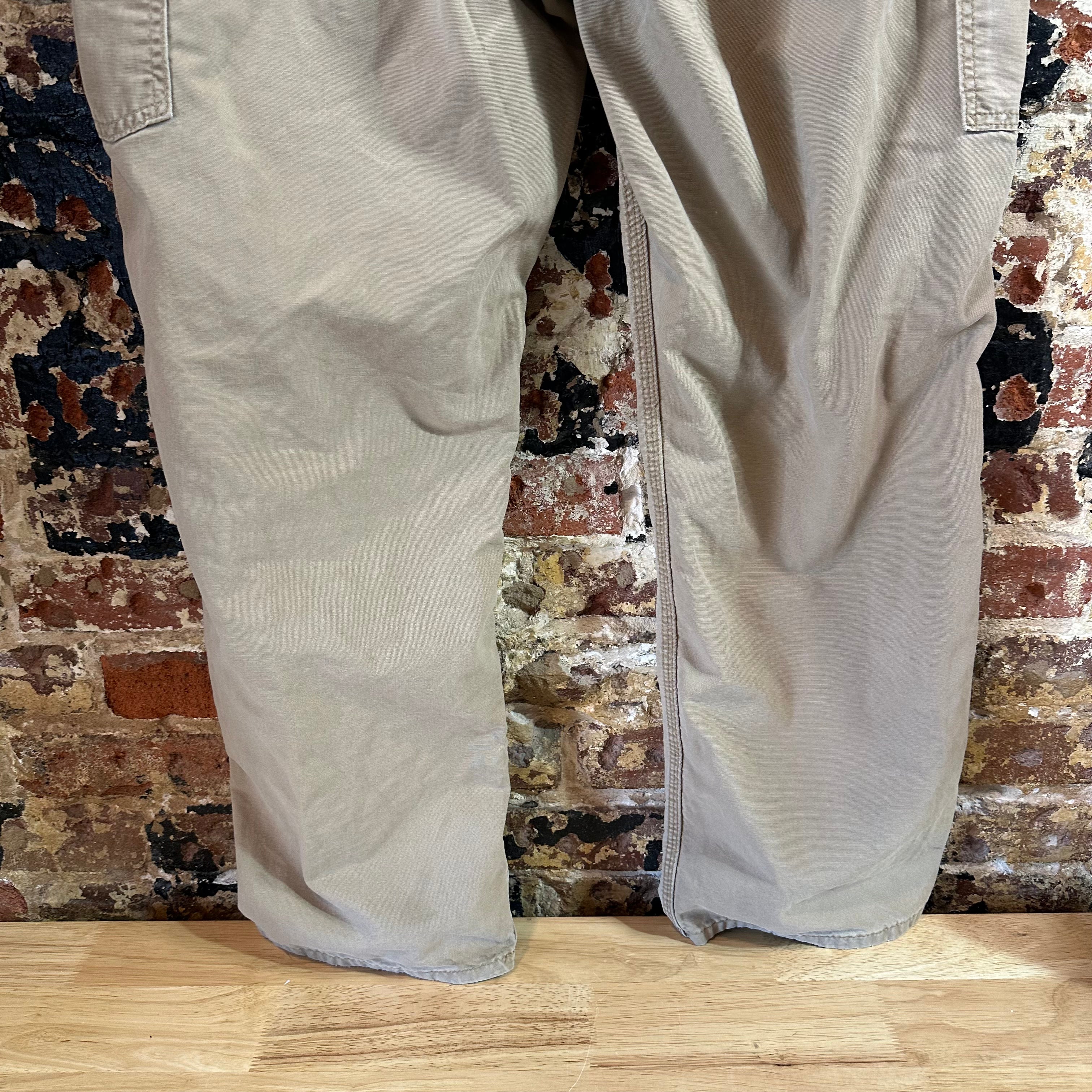 Carhartt Mens 35x32 Tan Pants