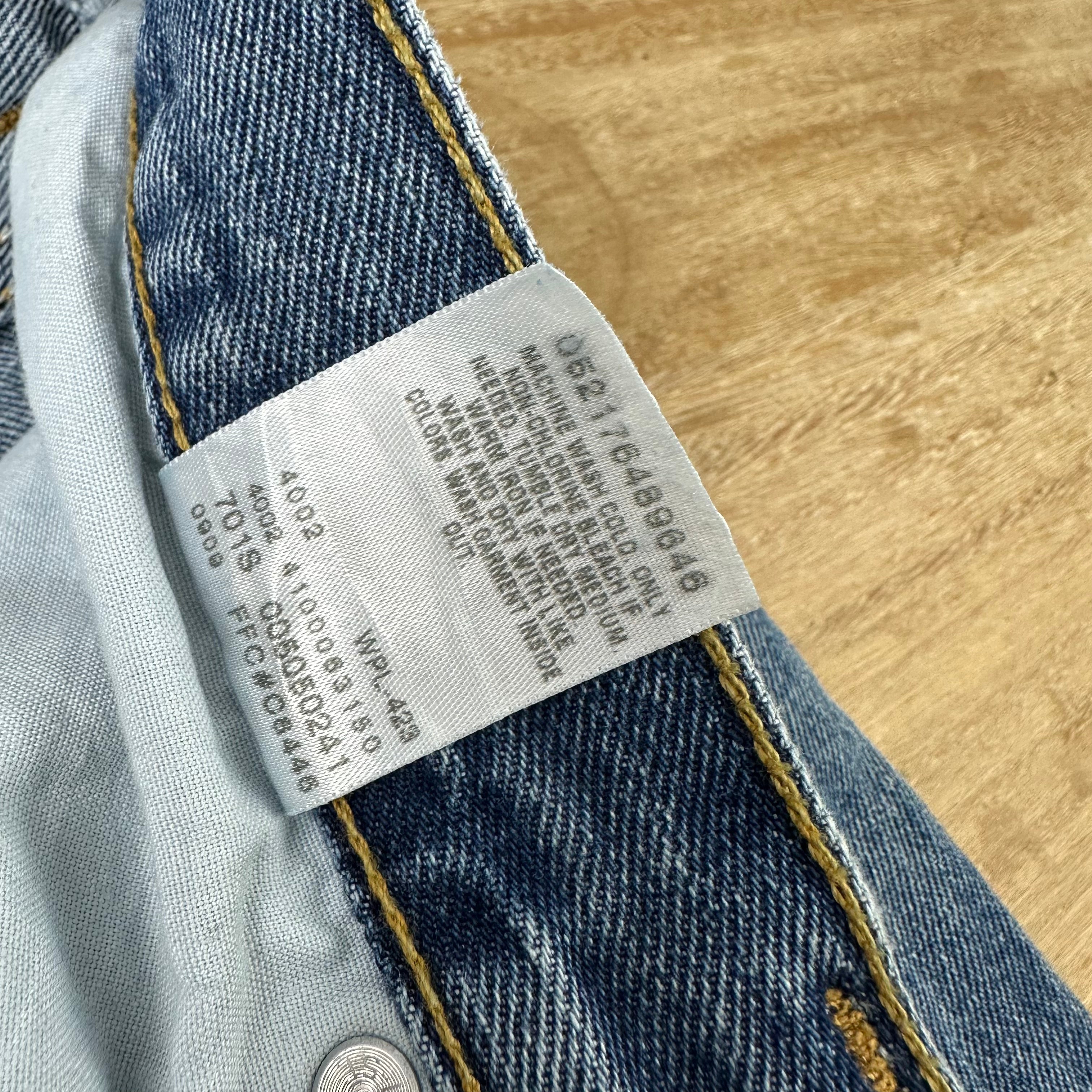 Levis 505 Jeans Mens 38x29 Regular Zip fly Blue denim Levi's