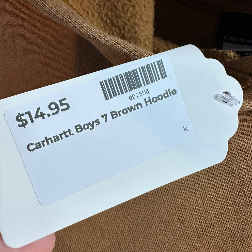 Carhartt Hoodie Brown Boys 7