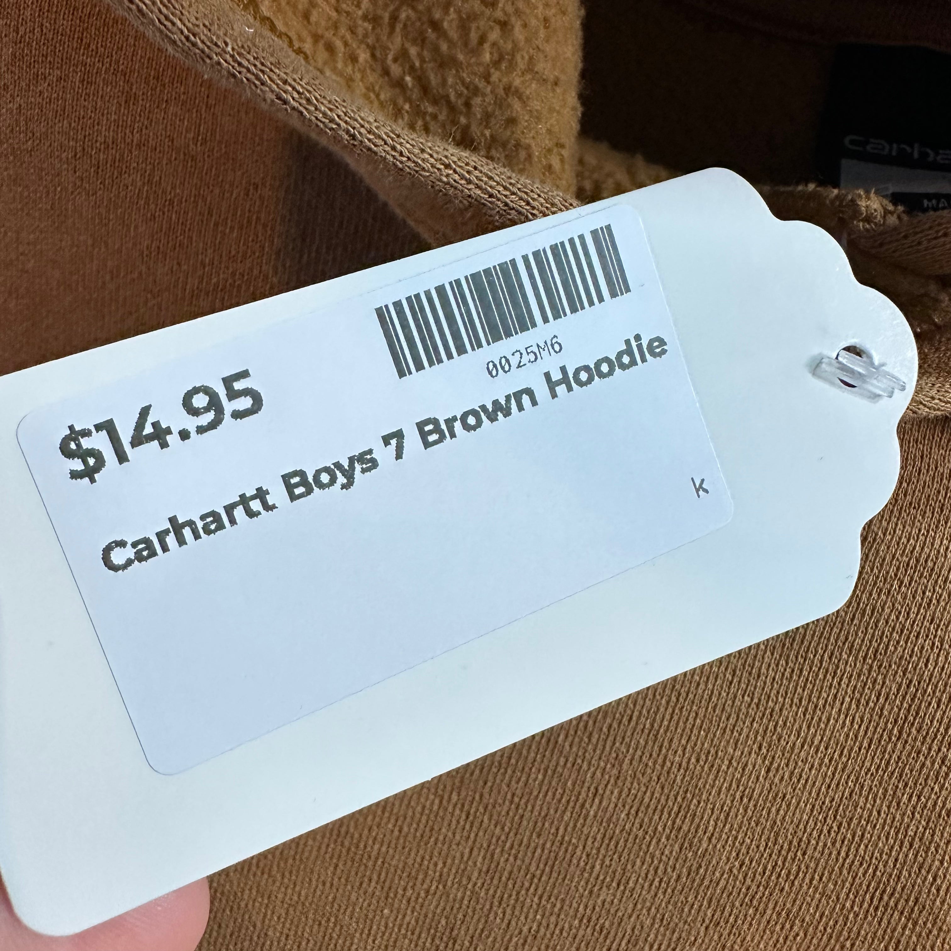 Carhartt Hoodie Brown Boys 7
