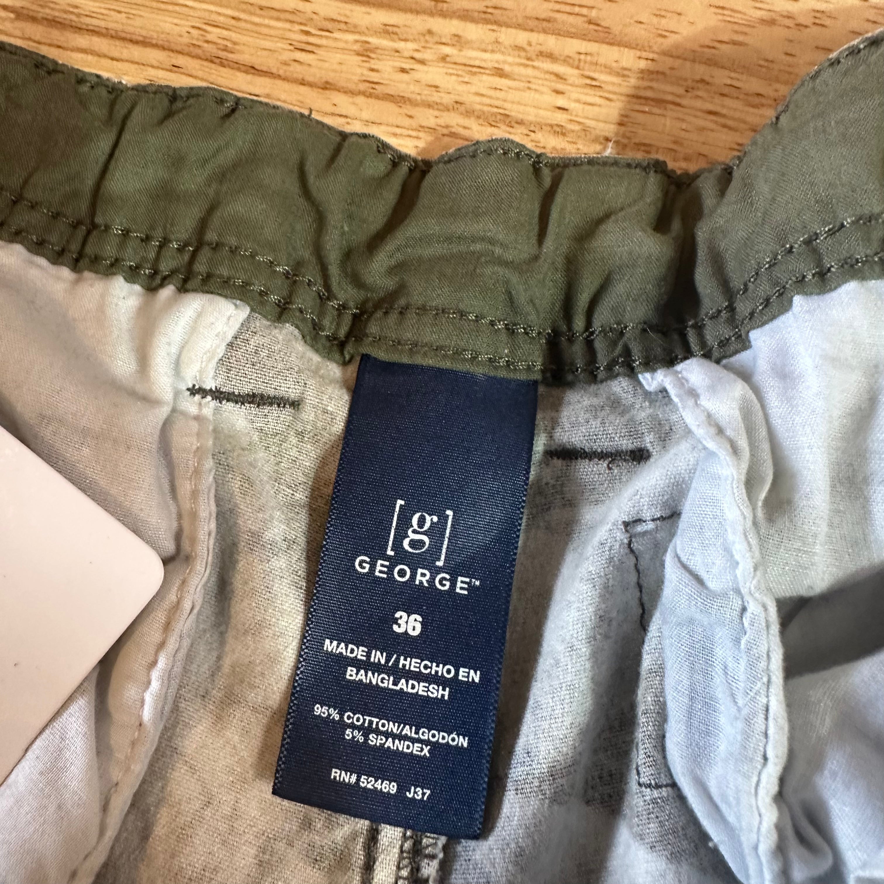 George Mens 36 Camo Shorts