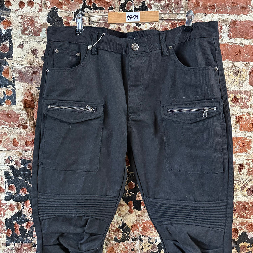 GS-115 Mens 38x34 Black Jeans