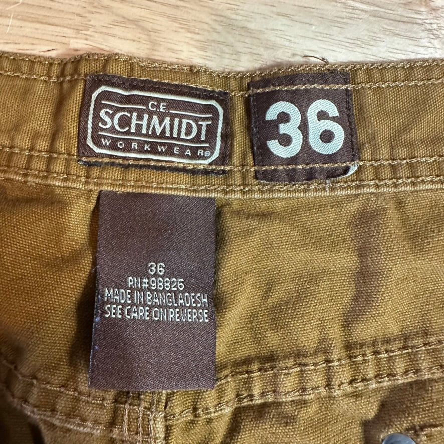 Schmidt Brown Cargo Shorts Mens 36