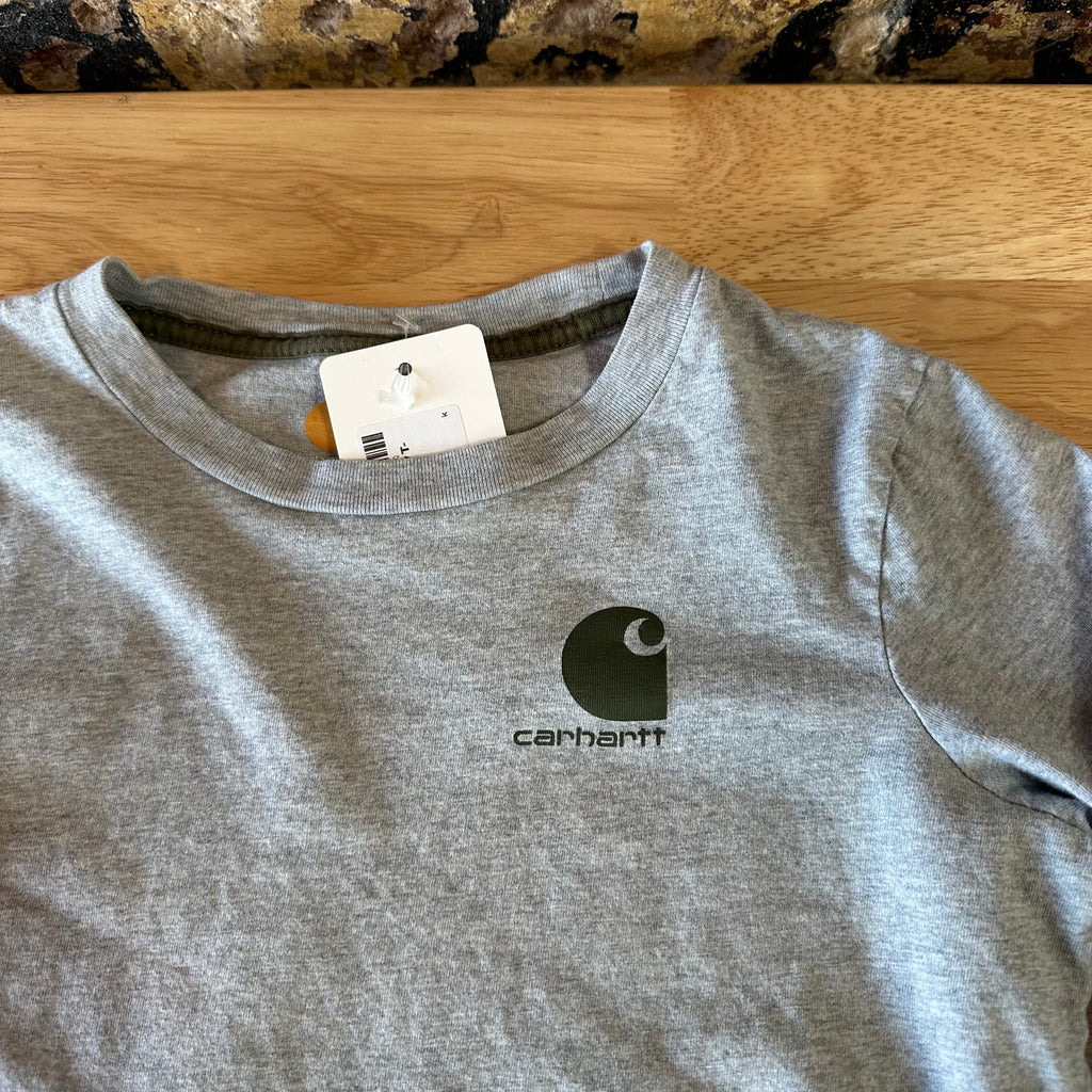 Carhartt Deer long Sleeve T-Shirt Boys 6 Gray