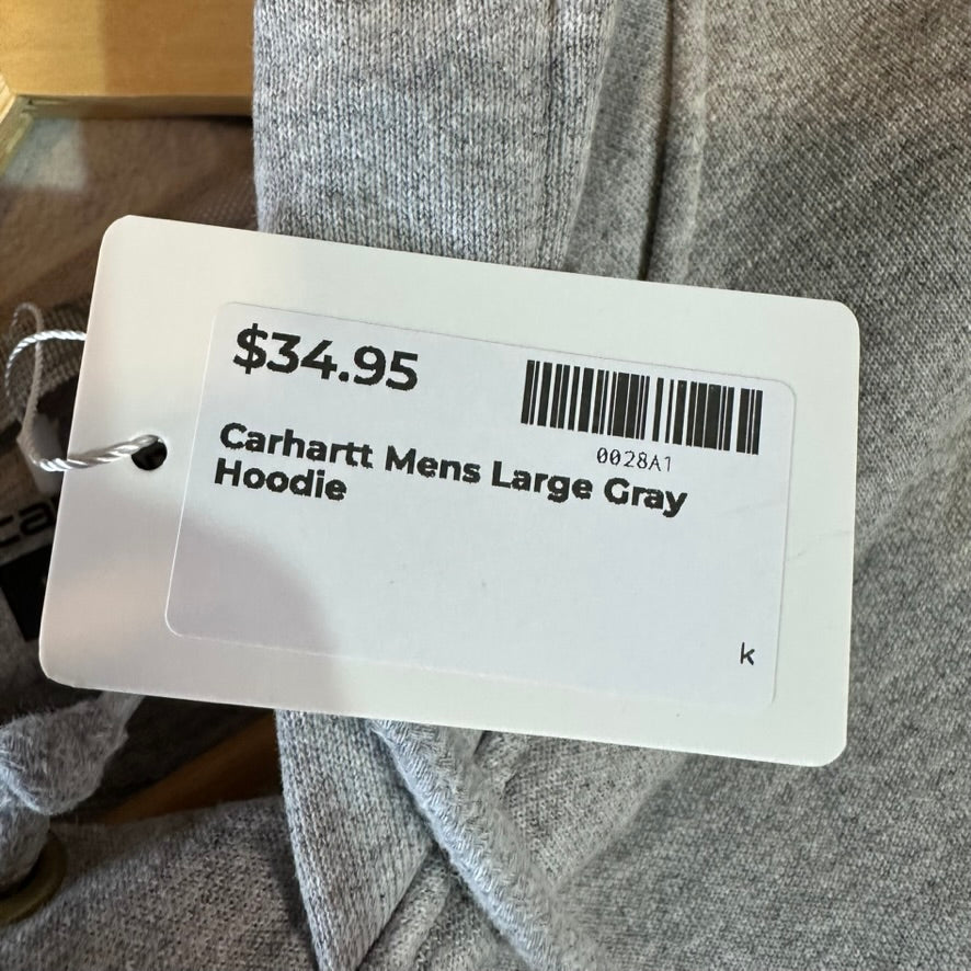 Carhartt Men's Large Gray Hoodie