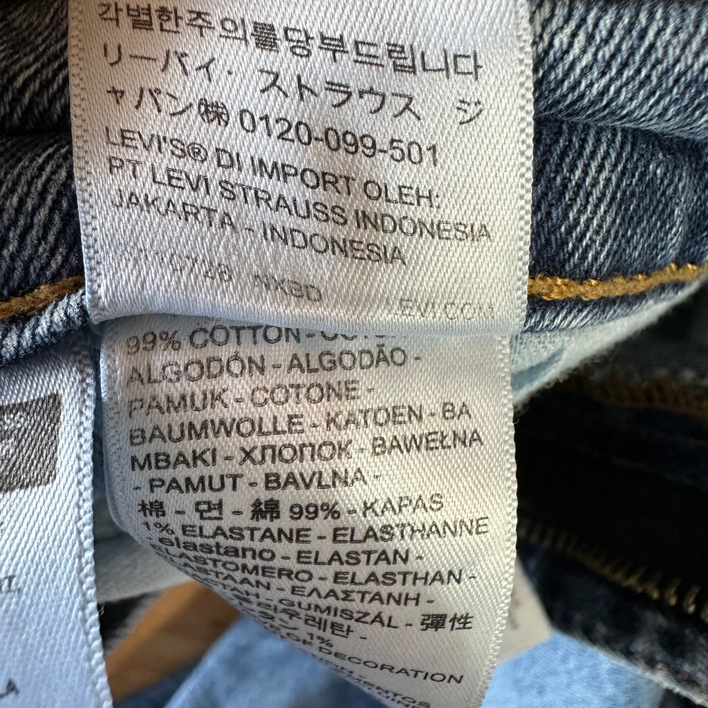 Levi's 505 Mens 32x30 Blue Jeans