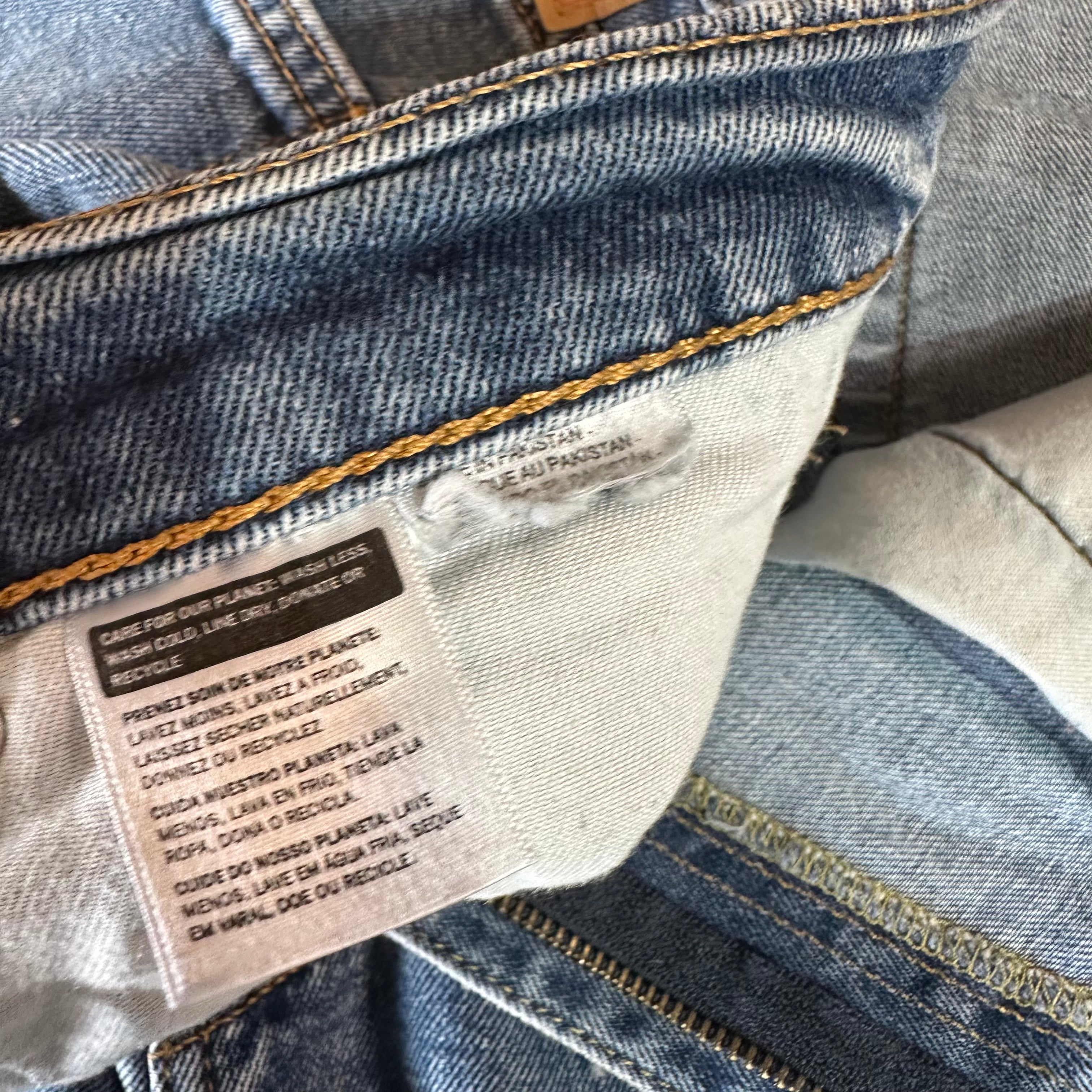 Levi's 505 Mens 36x30 Blue Jeans