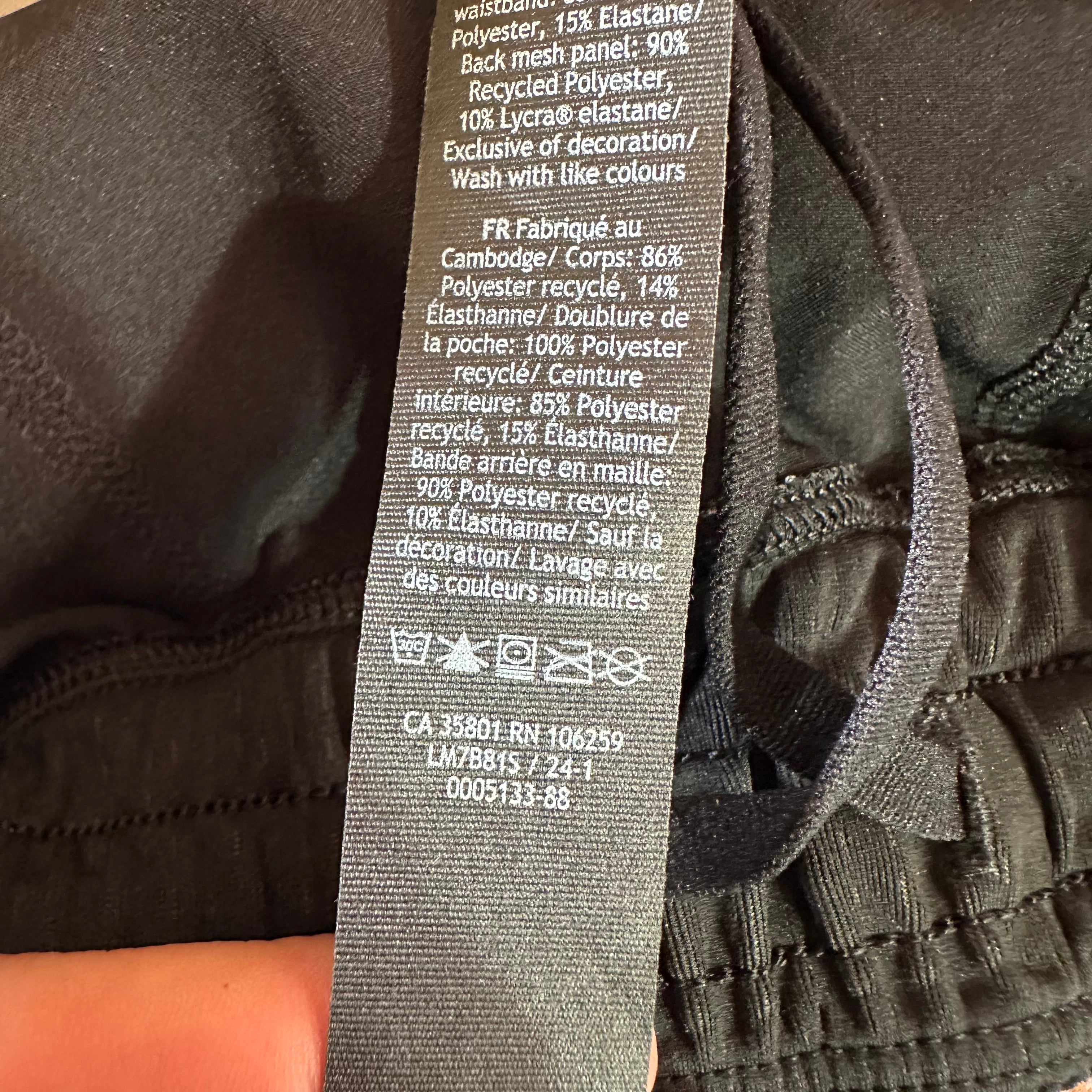 Lululemon Shorts Mens Medium Black Orange Pacebreaker Linerless Chromadrift