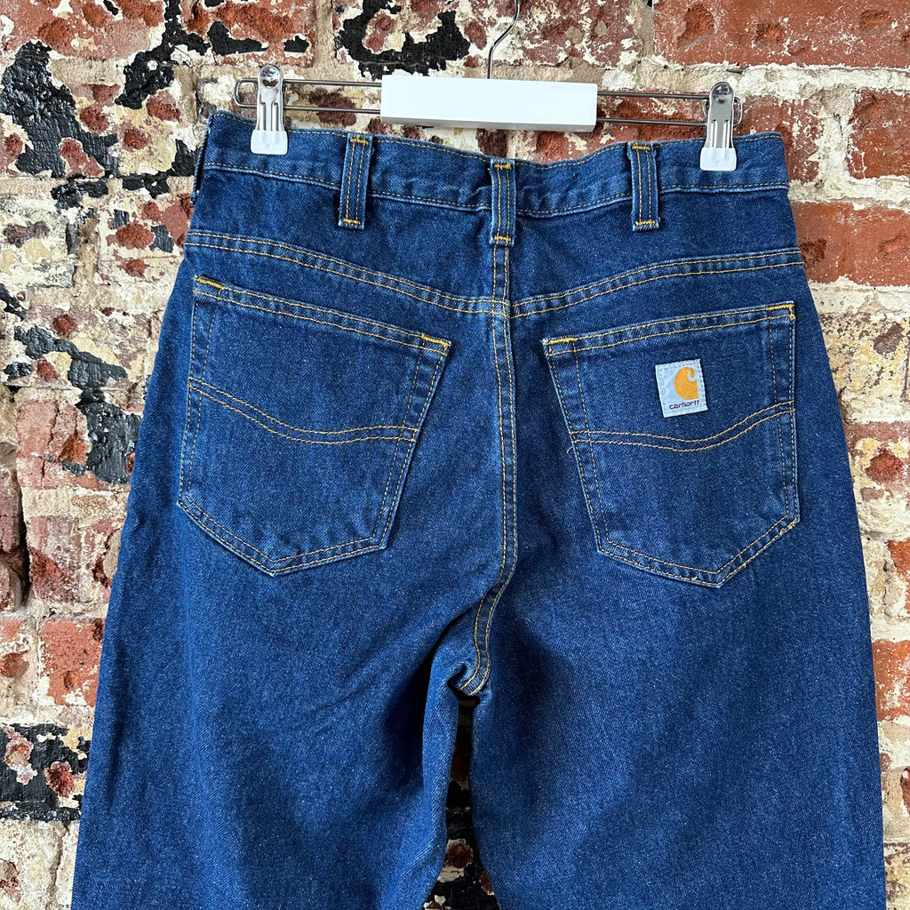 Carhartt Relaxed Fit Jeans Mens 30x30 blue Workwear 381-83 work denim 5 pocket