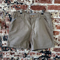ARIAT REBAR Made Tough Work Shorts Carpenter Tan Perfect Rise Womens 30 (33x6)