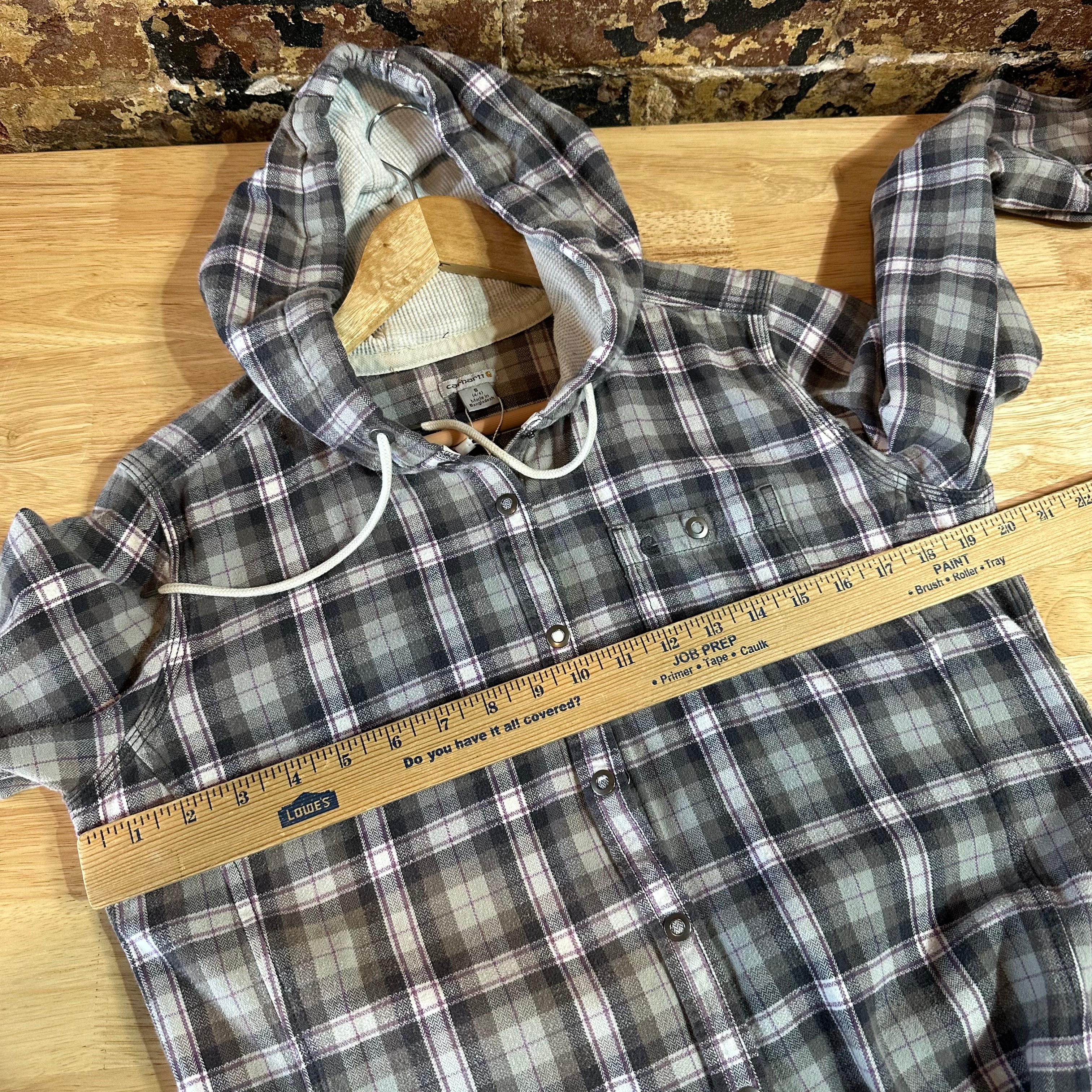 Carhartt Womens Small Button Up Flannel Shirt