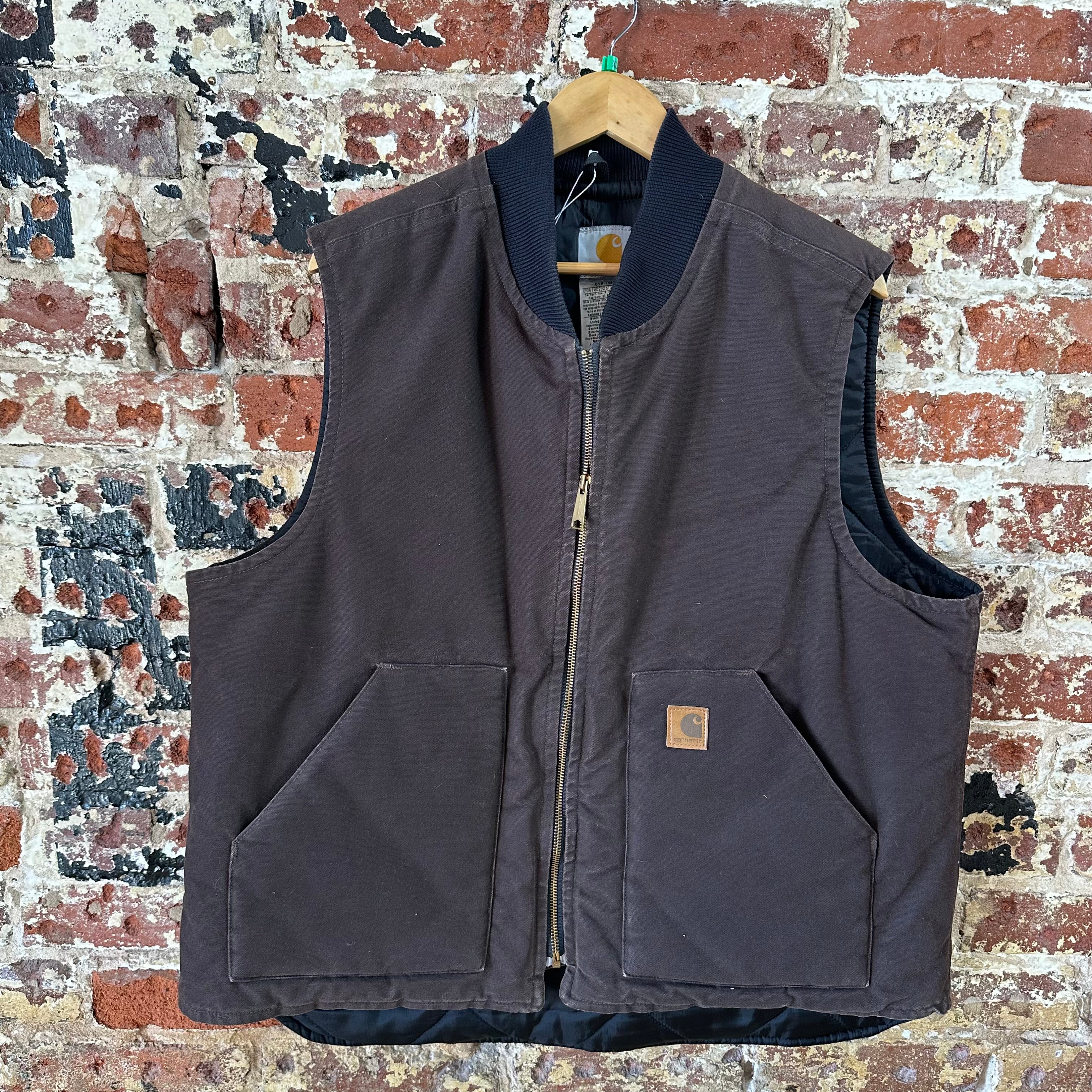 Carhartt V02 Dark Brown Vest Men's XL