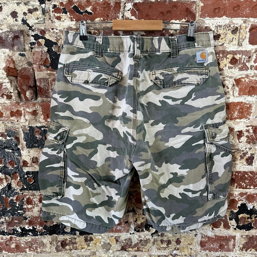 Carhartt Cargo Camo Shorts Mens 36