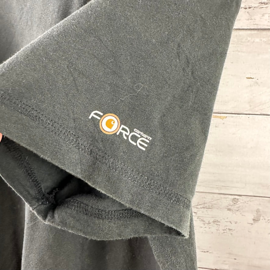 Carhartt Force Men's XL Tall short Sleeve Relaxed Fit T Shirt Pocket T Black