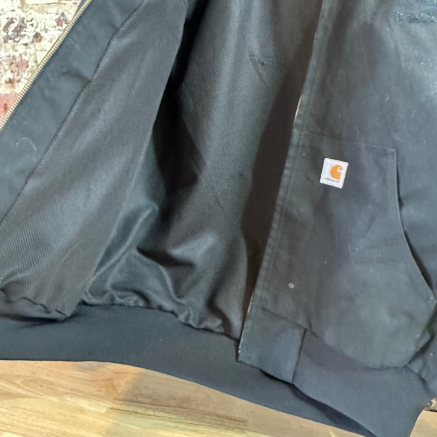 Carhartt J131 Black Jacket Mens XL Tall