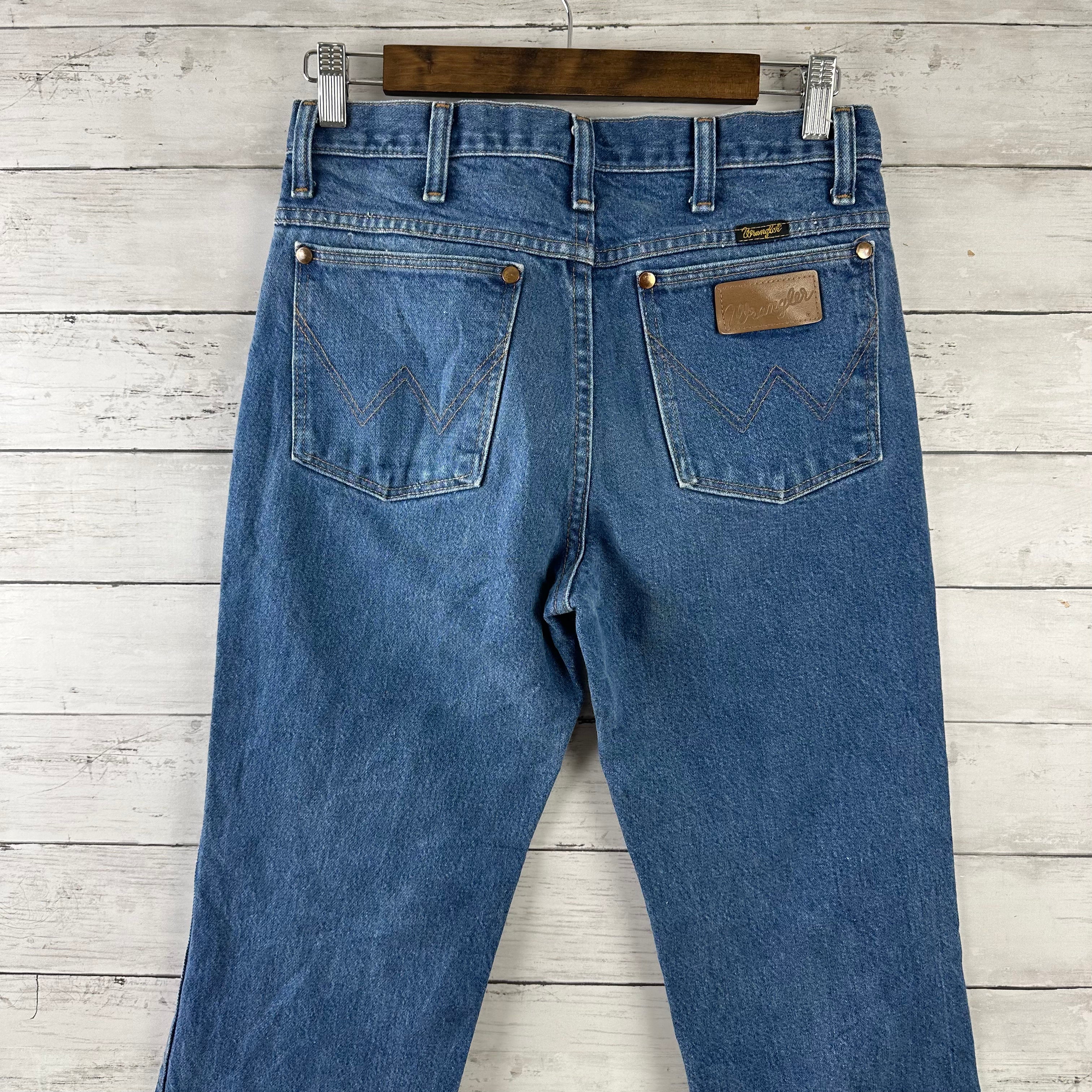 Wrangler Jeans 30x32 Dark Wash western rodeo cowboy cut