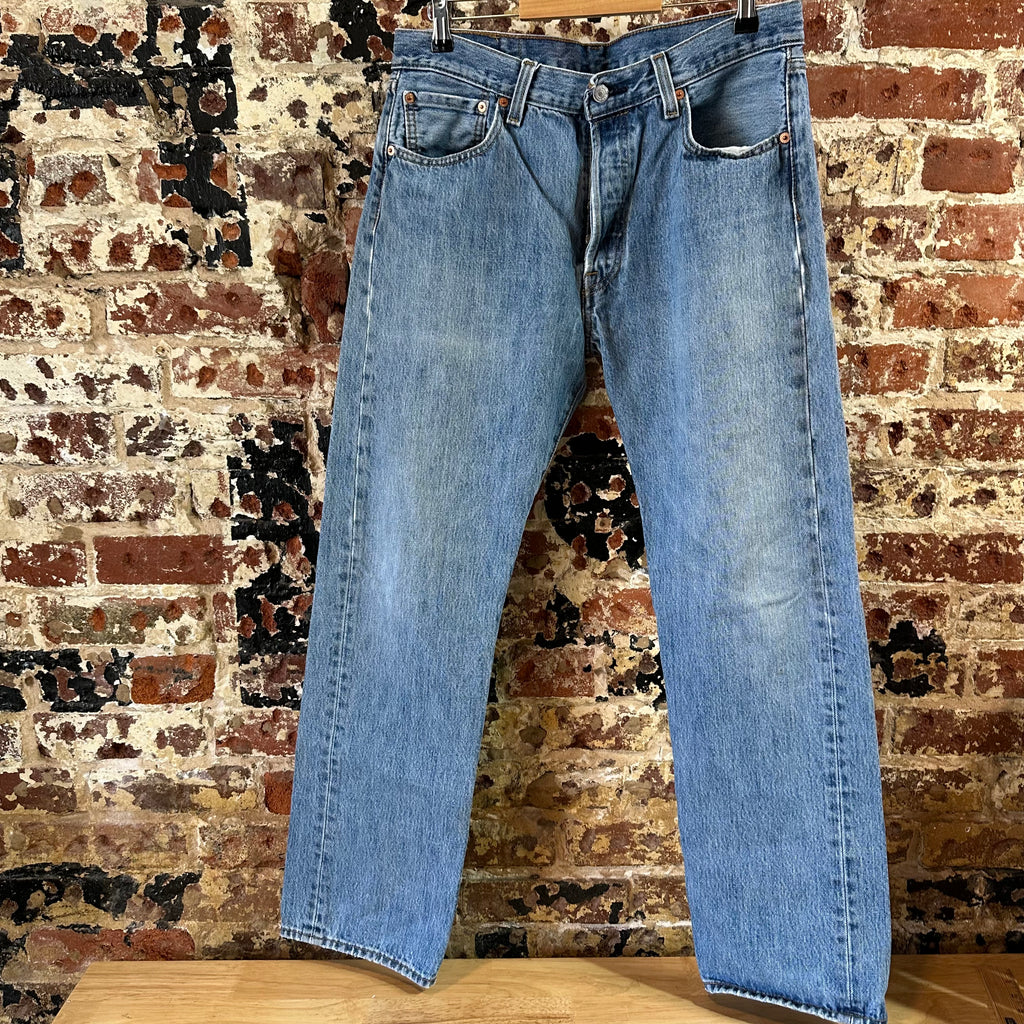 Levi's 501 Mens 34x32 Blue Jeans