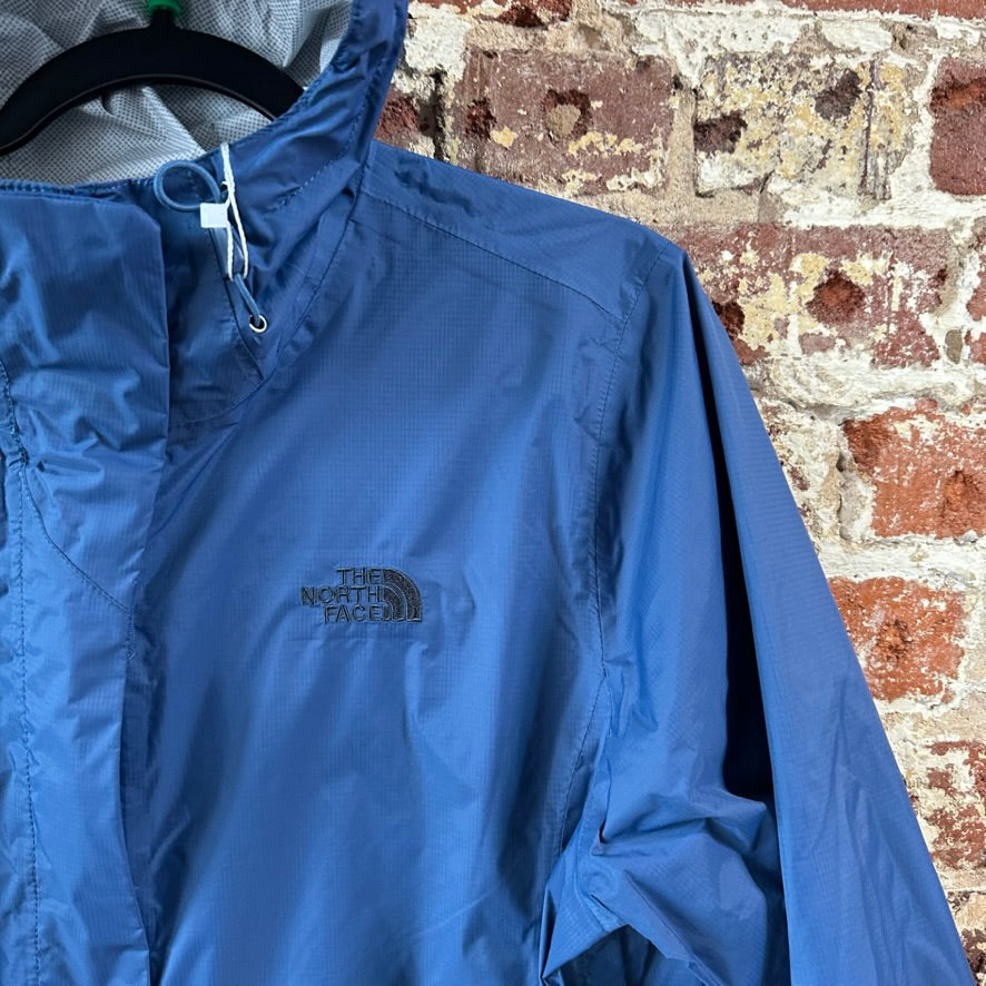 North Face Womens XL Blue Rain Jacket