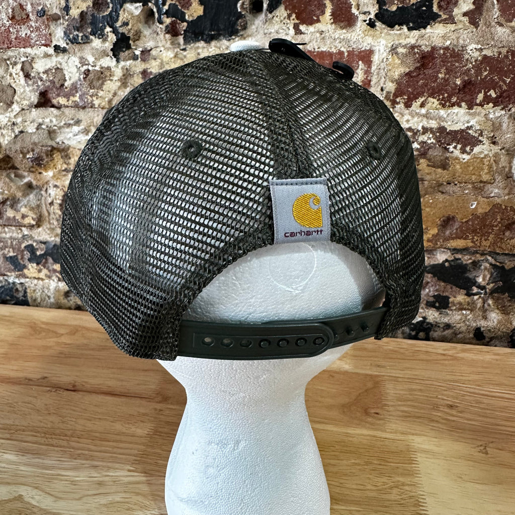 Carhartt Force Canvas Mesh-Back C Logo SnapBack Trucker Hat White Green New