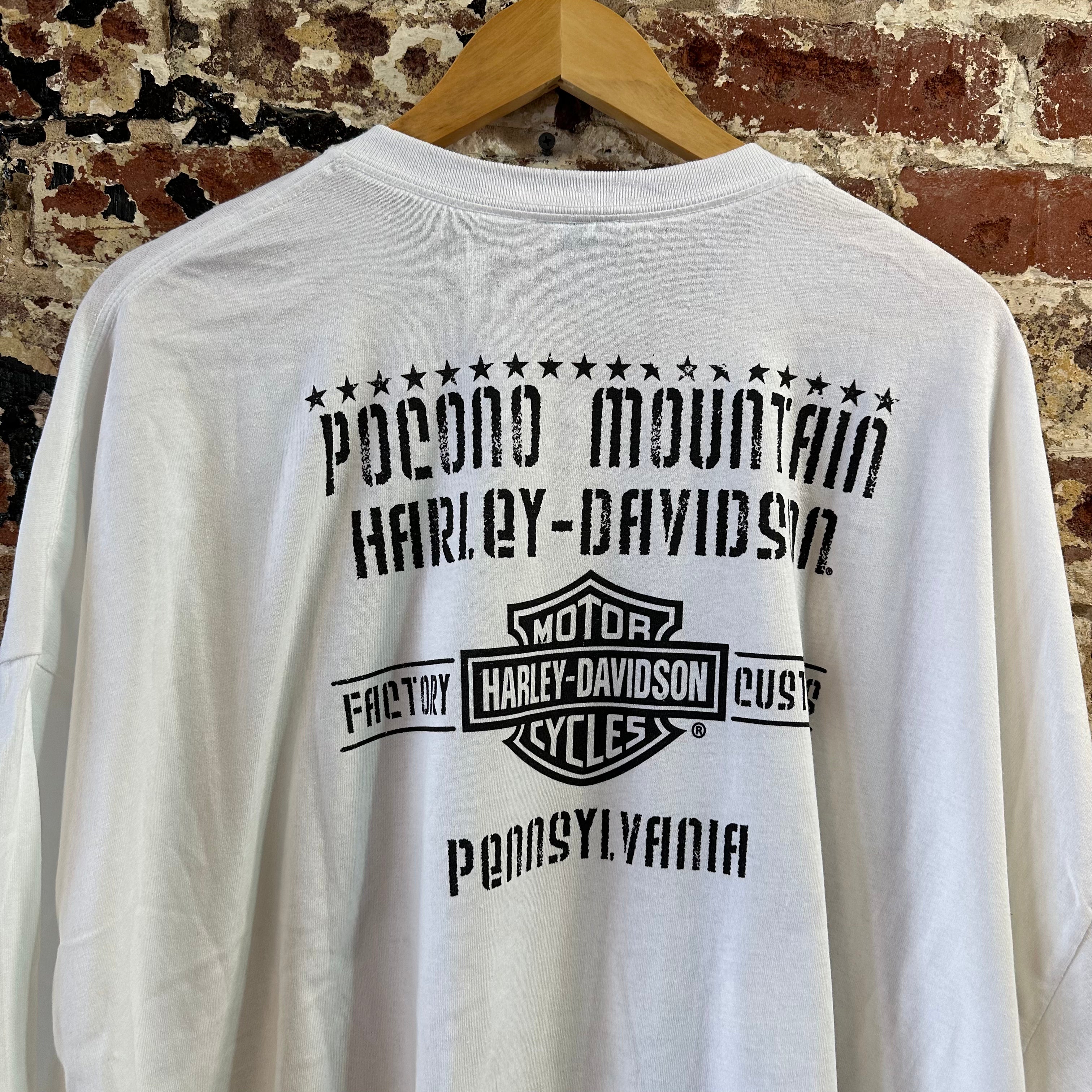 Harley Davidson Men's 5XL Short Sleeve White T-Shirt NEW