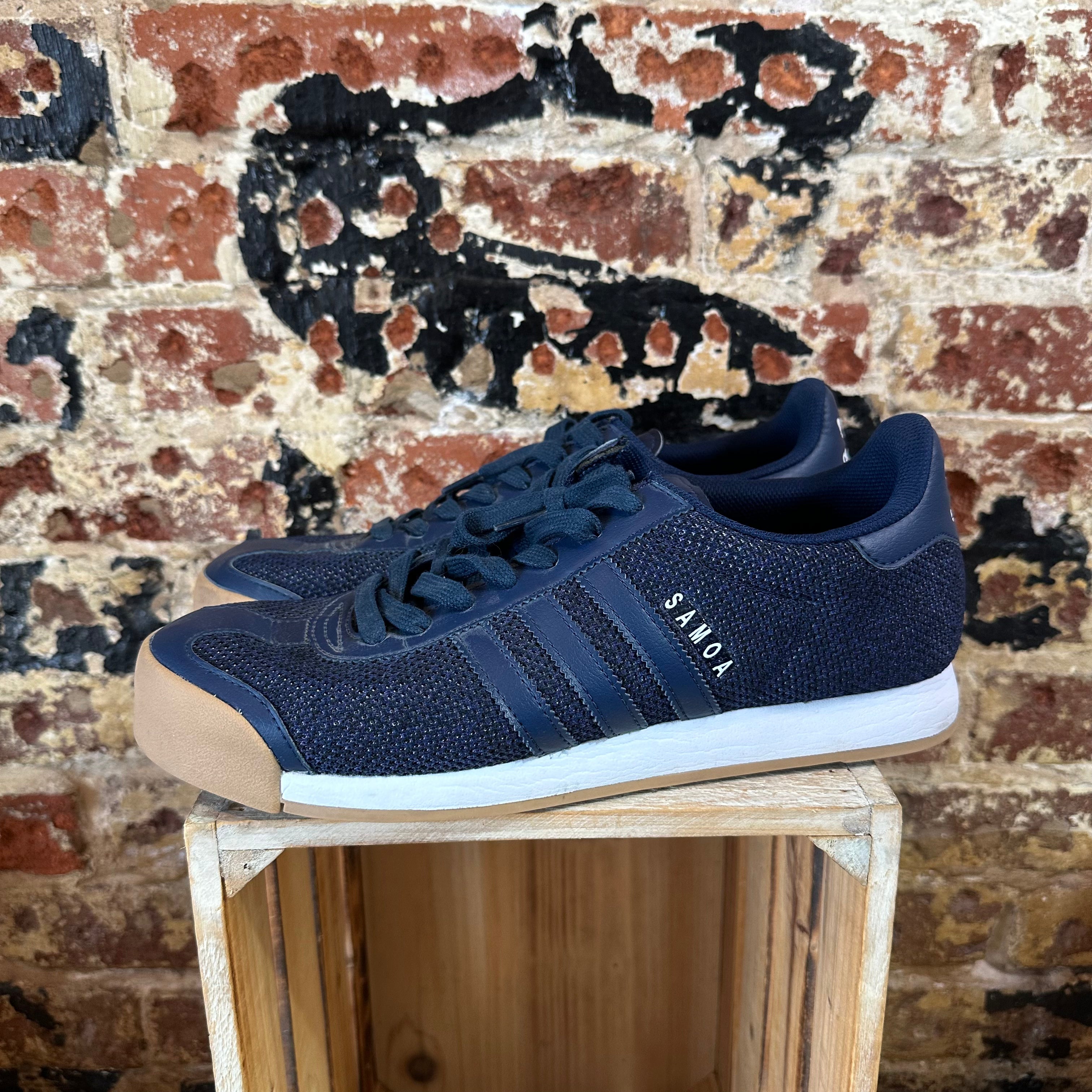 Adidas Samoa Mens 11 Blue Shoes