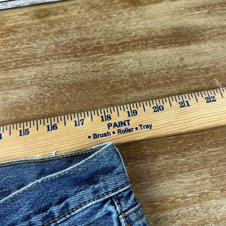 Levis 501 Jeans Mens 38x30 Straight Leg Button Fly Blue Denim