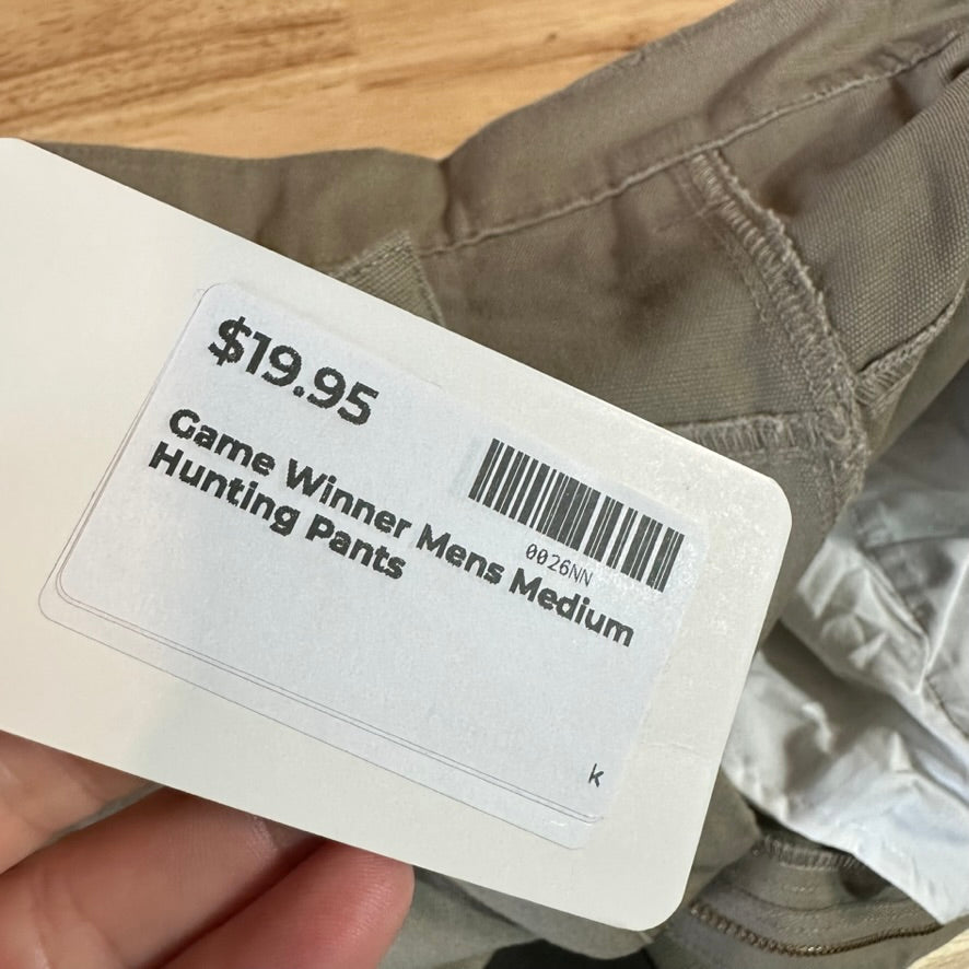 Game Winner Mens Medium Tan Pants