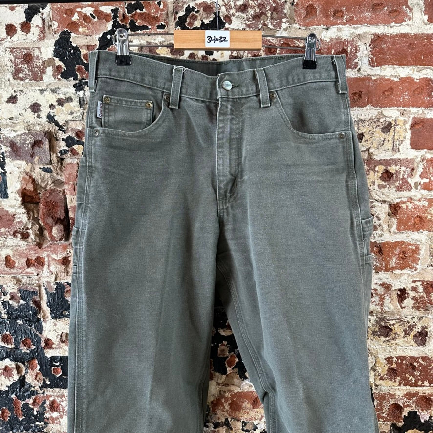 Carhartt B174 MOS Mens 34x32 Green Pants