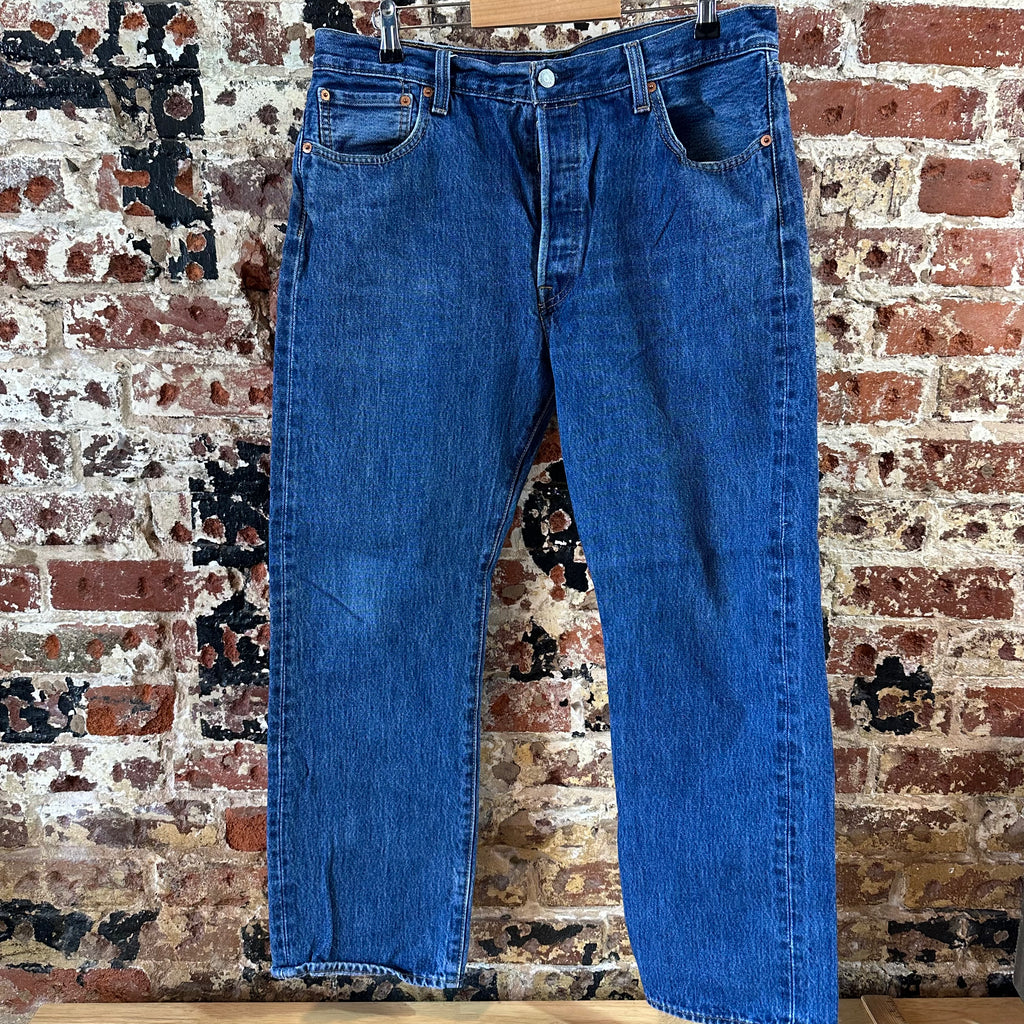 Levis 501 Mens 36x29 Blue Jeans