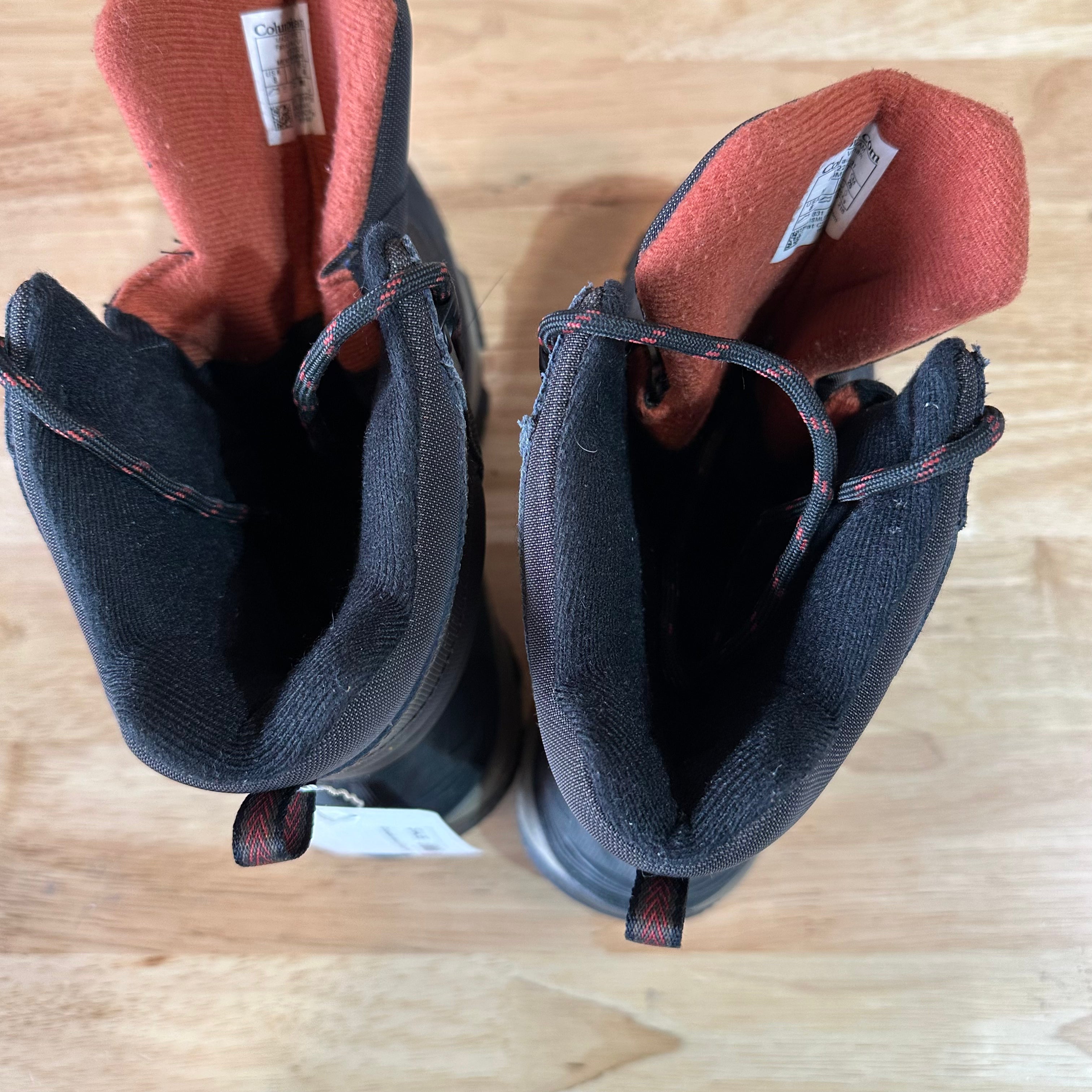 Columbia Bugaboot II Boots Mens Size 8 - Black, Brown Hiking Waterproof