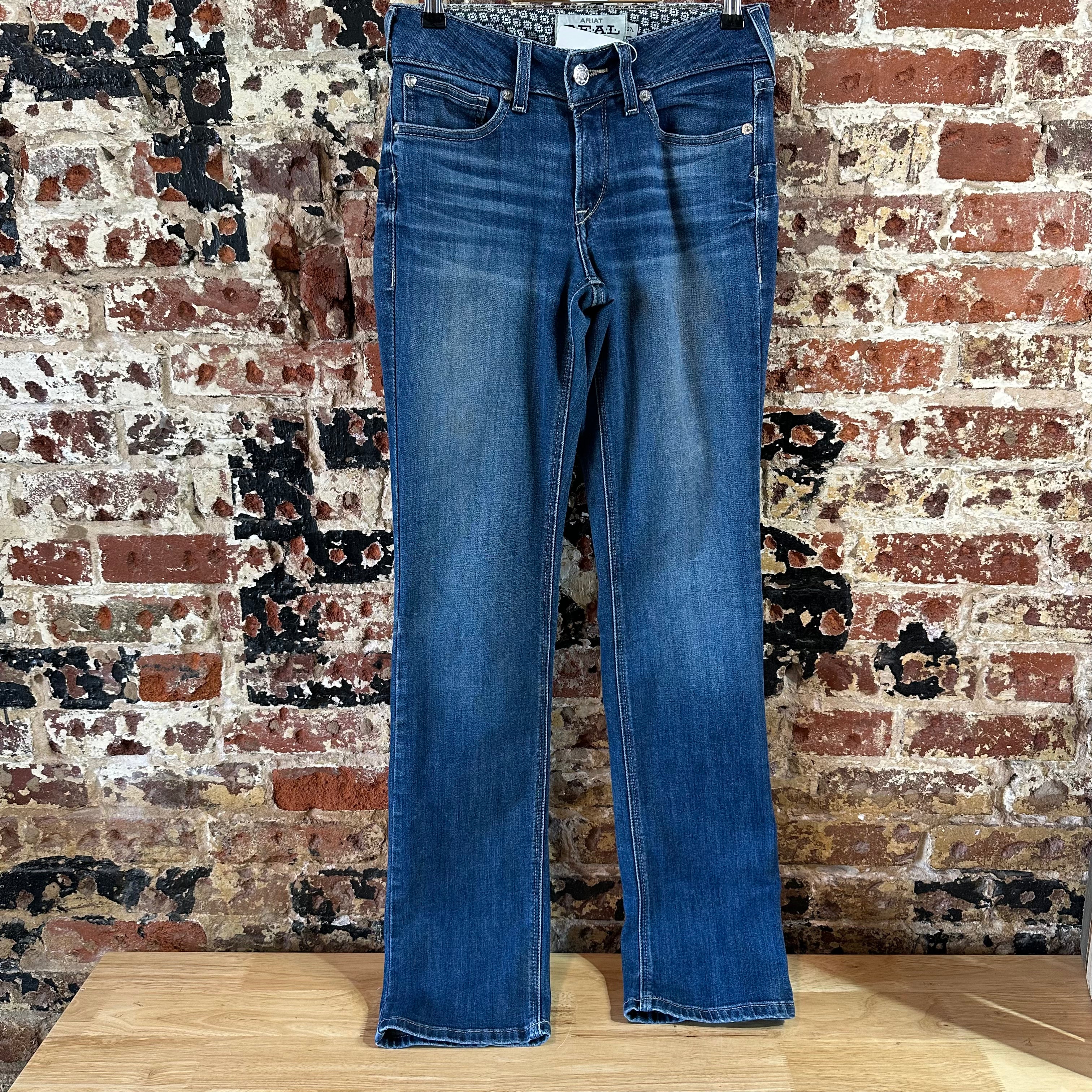 Ariat Womens 27L Straight Jeans