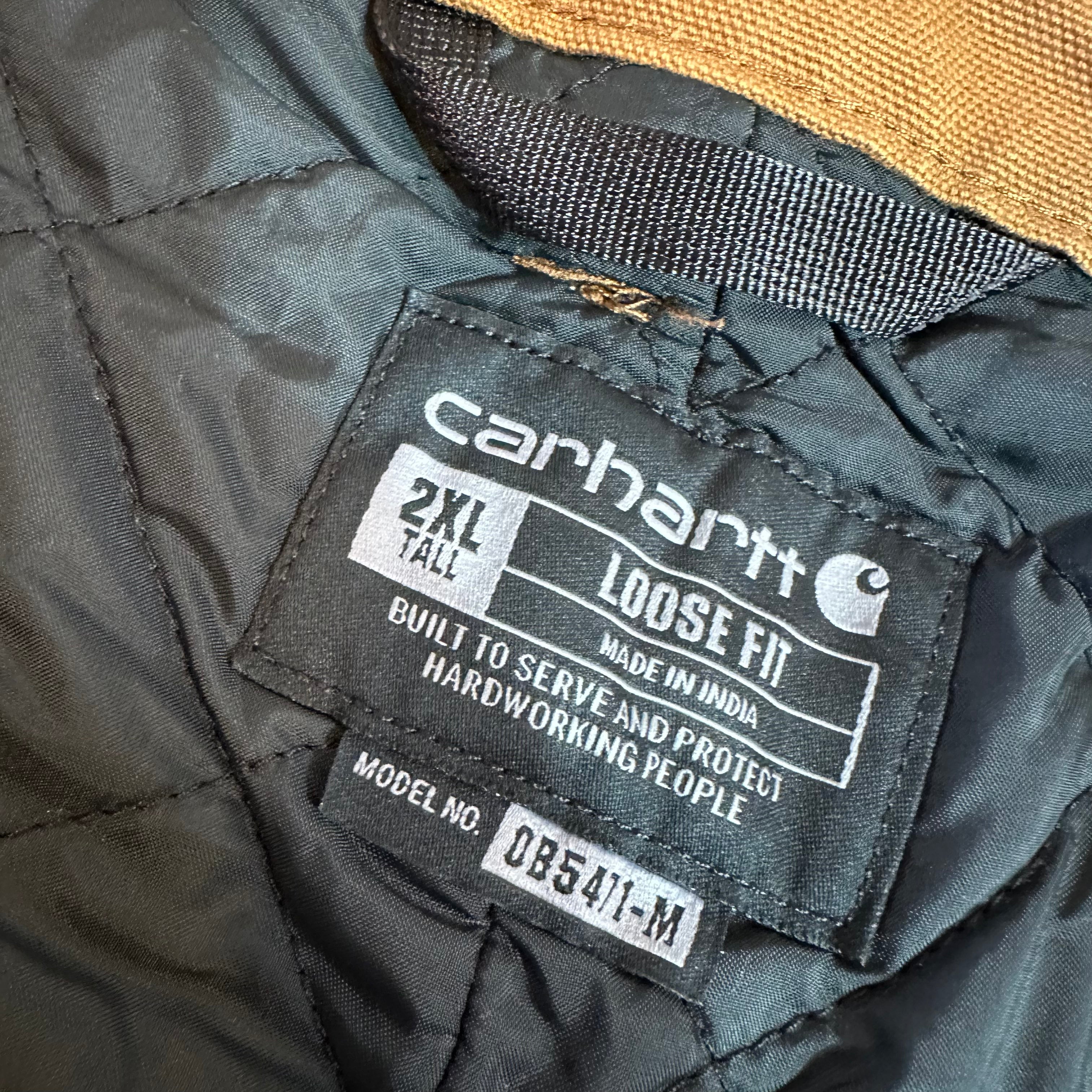 Carhartt Washed Duck Insulated Pant Extreme Warmth Loose Fit Size 2XL Tall NWT
