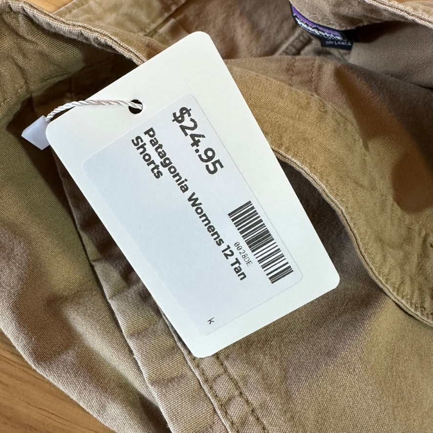 Patagonia Womens 12 Tan Shorts