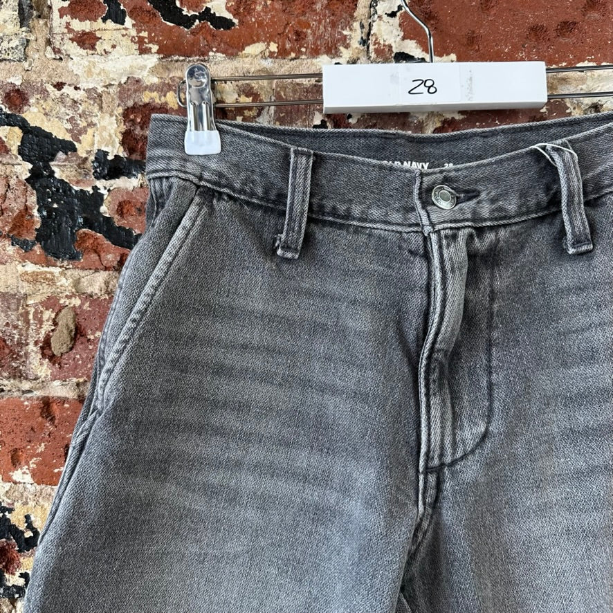 Old Navy Mens 28 Black/Gray Shorts