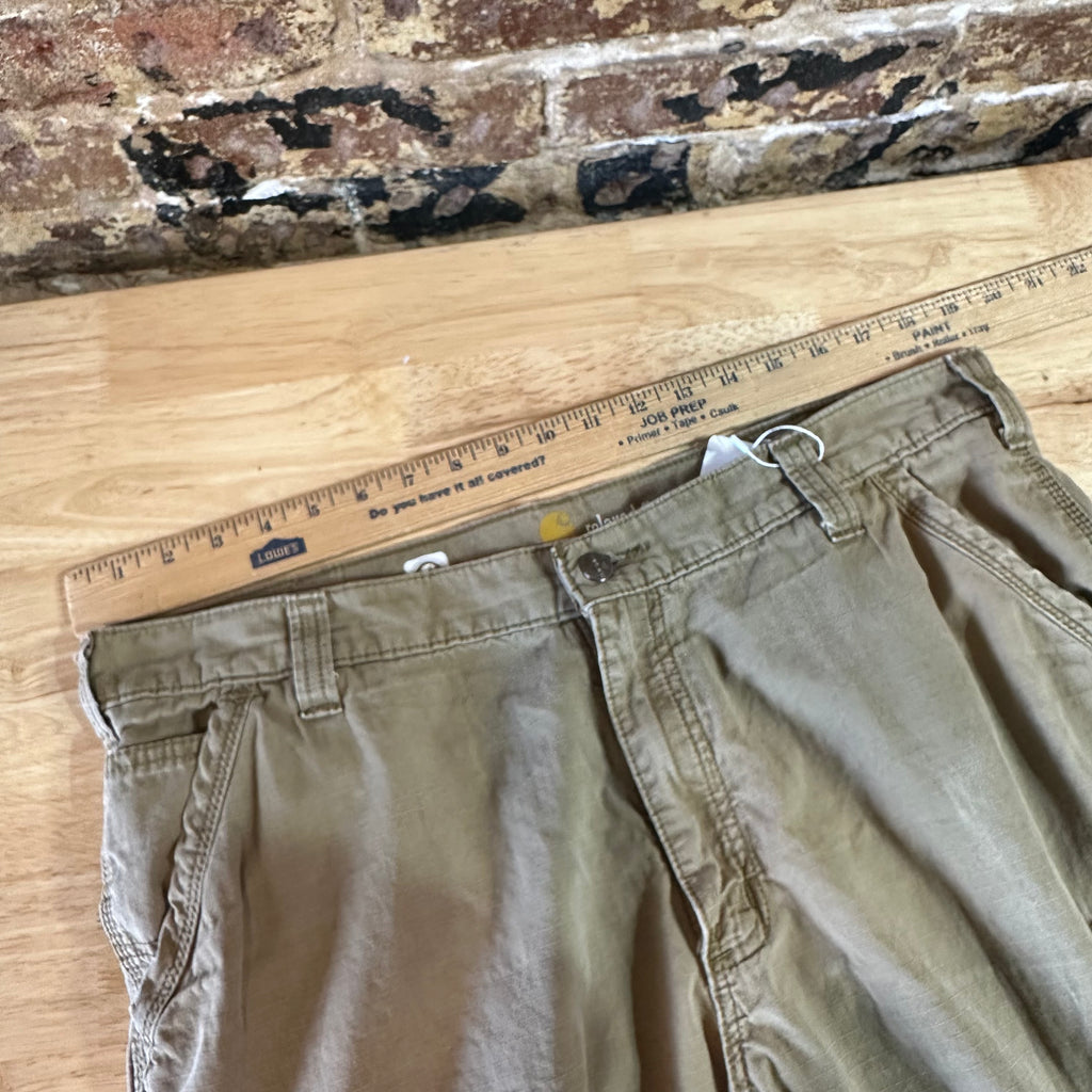 Carhartt Cargo Tan Shorts Mens 38